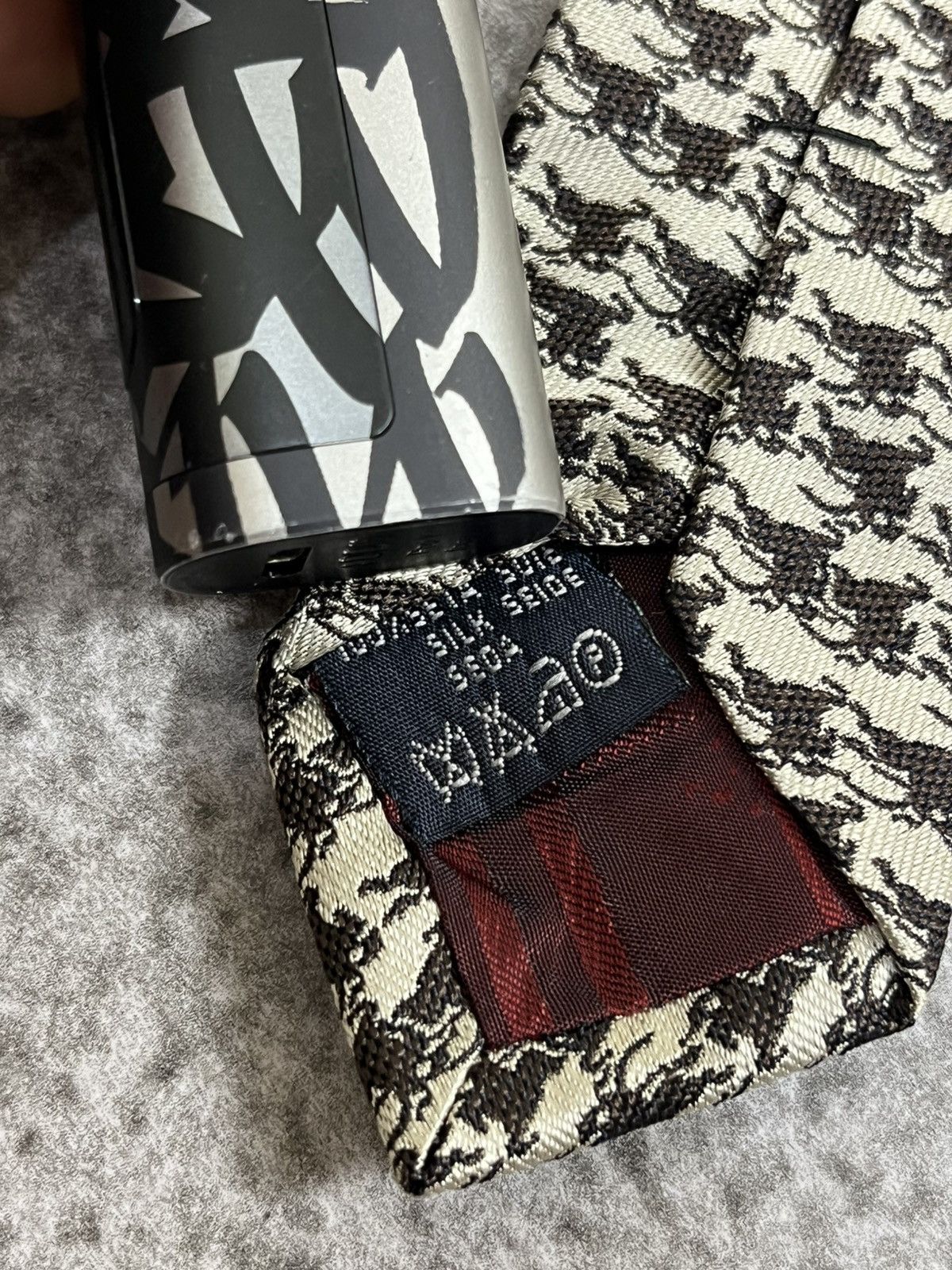 Burberry Burberry Monogram Silk Tie Size ONE SIZE - 6 Thumbnail