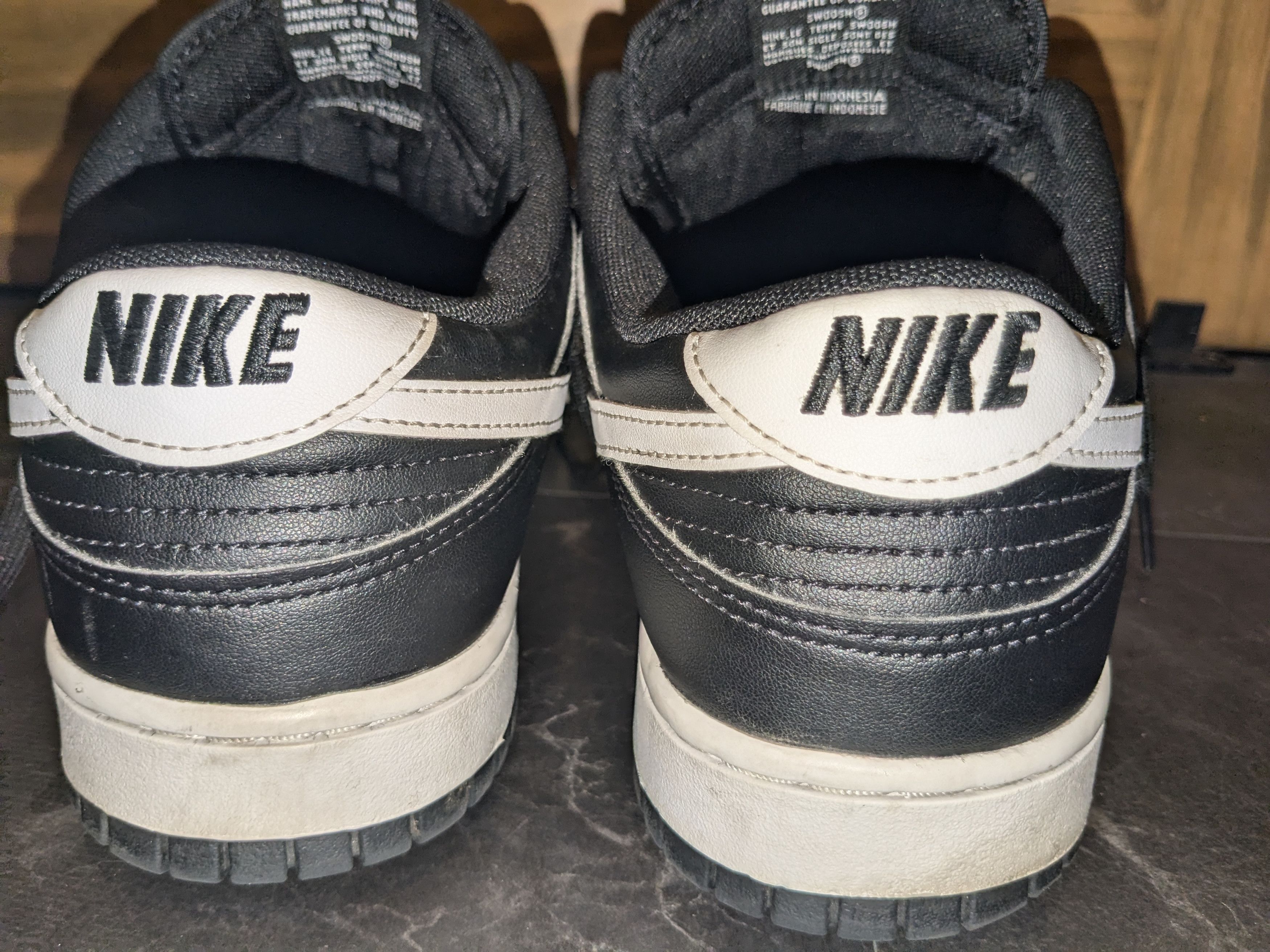 Nike nike dunk black panda 2.0 Size US 12 / EU 45 - 5 Thumbnail