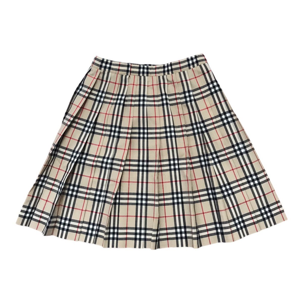 Burberry × Japanese Brand × Vintage Burberry Nova Check WoolSkirt Size 24" / US 00 / IT 34 - 3 Thumbnail