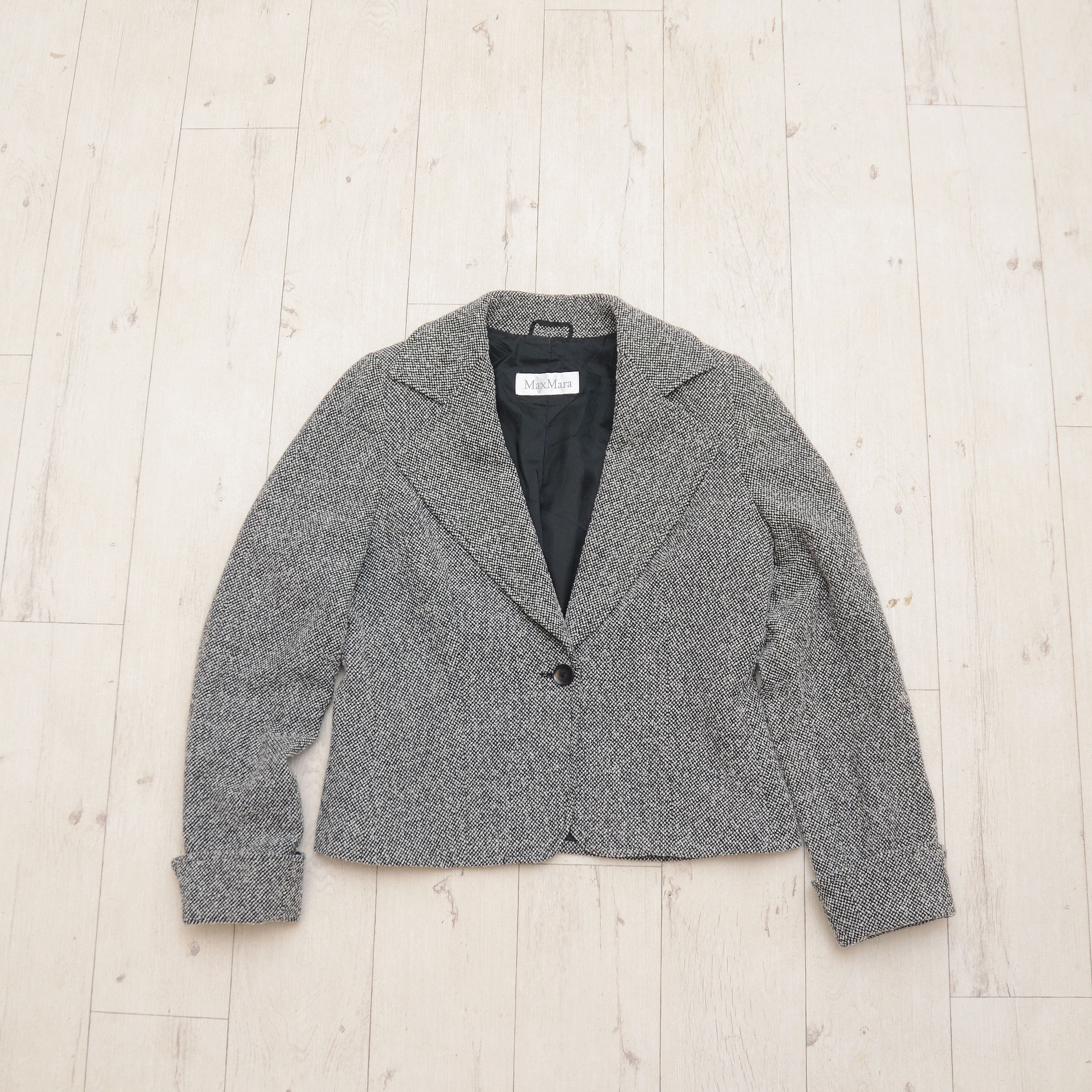 Max Mara Cappuccino Linen Blend Targa Blazer | Grailed