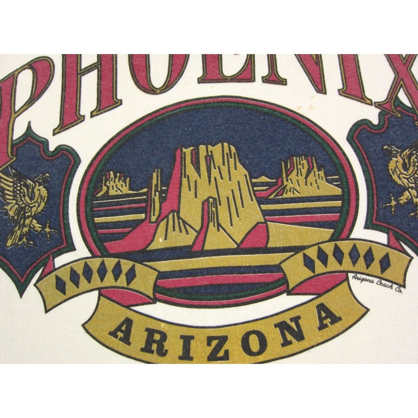 Vintage VINTAGE Phoenix Arizona Shirt Mens L Brown Short Sleeve Size US L / EU 52-54 / 3 - 3 Thumbnail