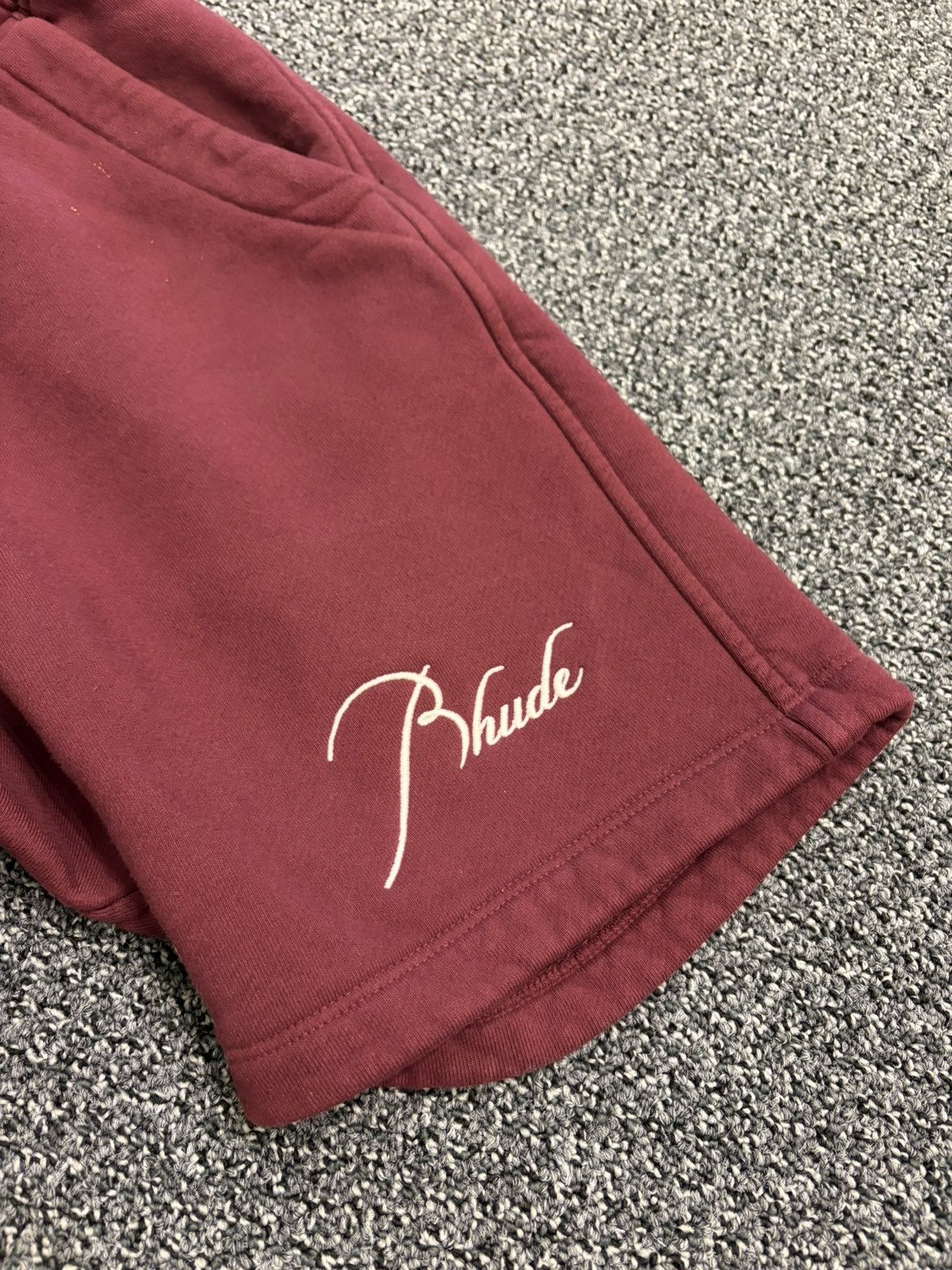 Rhude Rhude Bordeaux Shorts Size US 28 / EU 44 - 2 Thumbnail