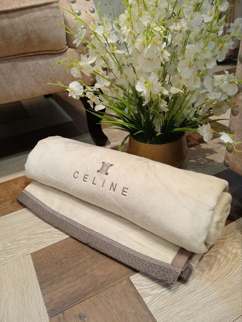 Celine LUXURY CELINE BLANKET - SIZE 140cm x 200cm Size ONE SIZE - 1 Thumbnail