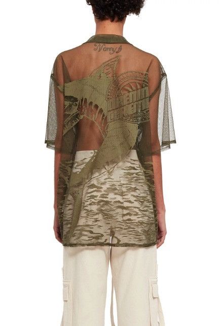 Opening Ceremony Opening Ceremony “Jacquard” Lace Camp Shirt sz S Size S / US 4 / IT 40 - 5 Thumbnail