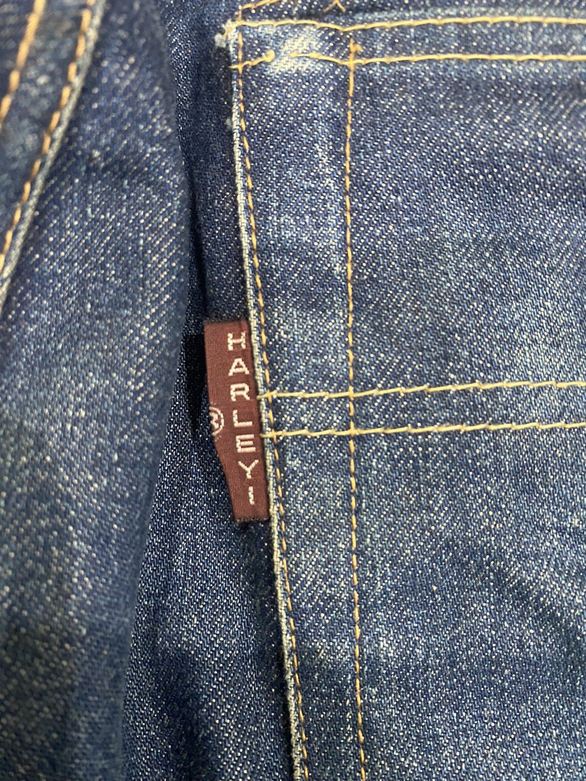 Harley Davidson × Sugar Cane Vintage Harley Davidson X Sugarcane denim selvedge jeans Size US 30 / EU 46 - 6 Thumbnail