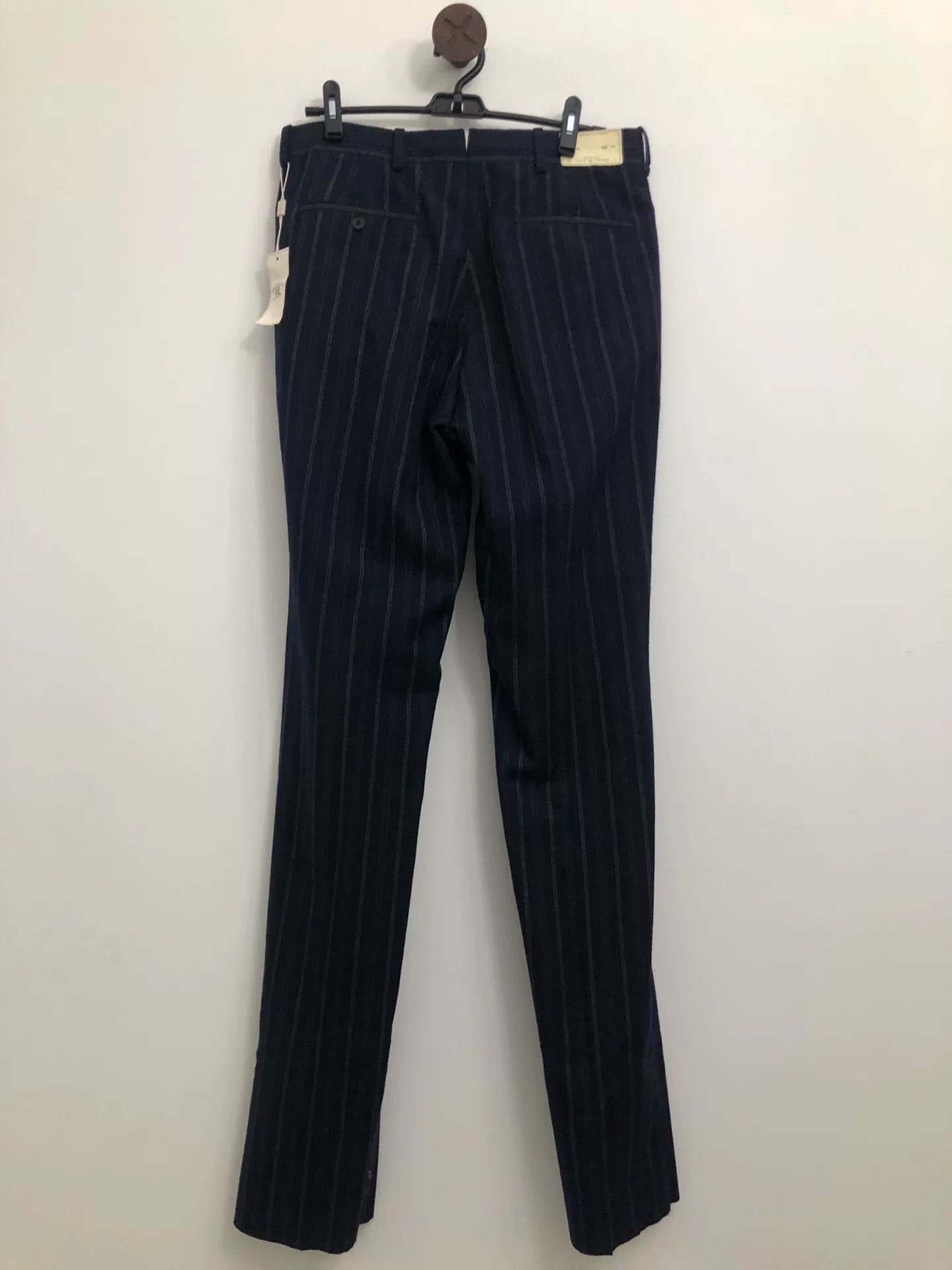 RRL Ralph Lauren 2018 RRL 1900S Striped Wool Pants Size US 32 / EU 48 - 3 Thumbnail