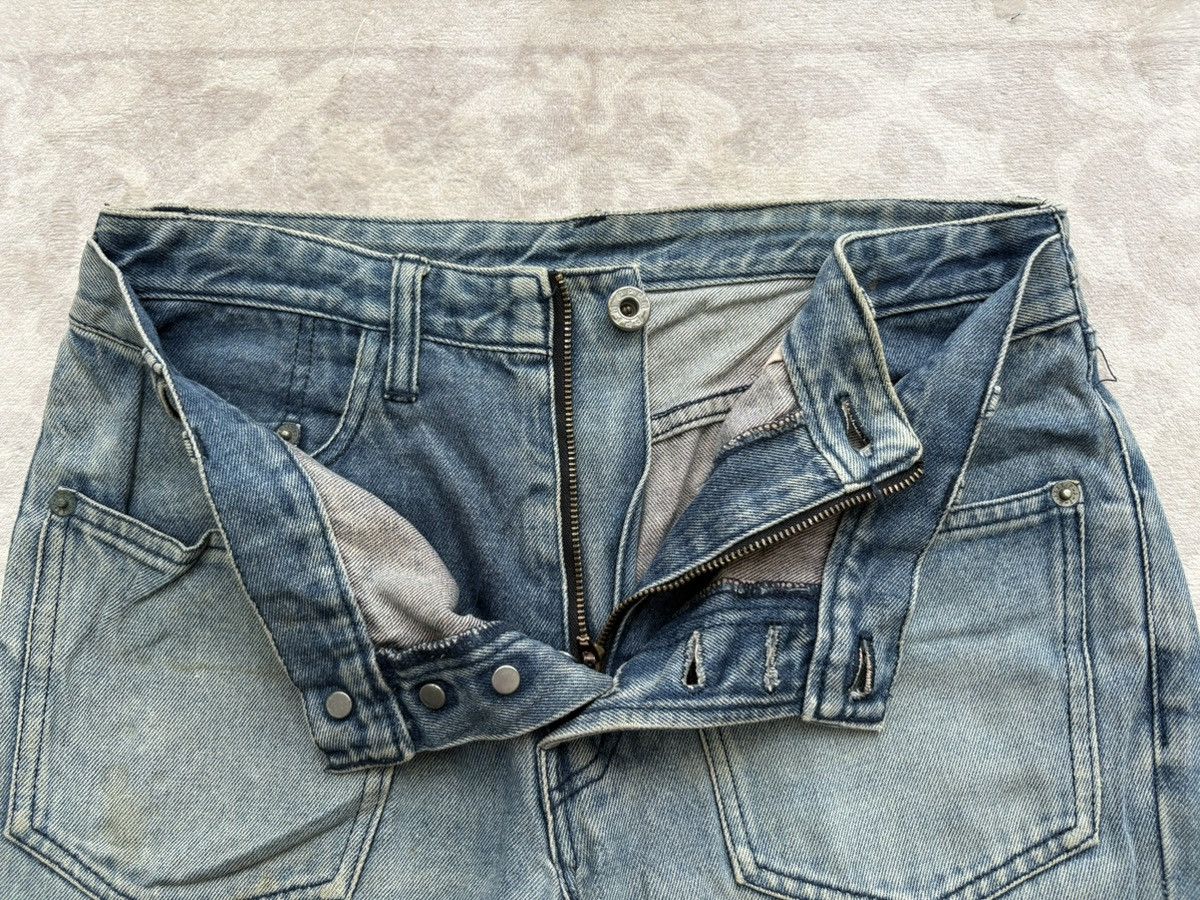 PPFM PPFM Archival Double Waist Studded Flare/Distressed Denim Size US 30 / EU 46 - 12 Thumbnail