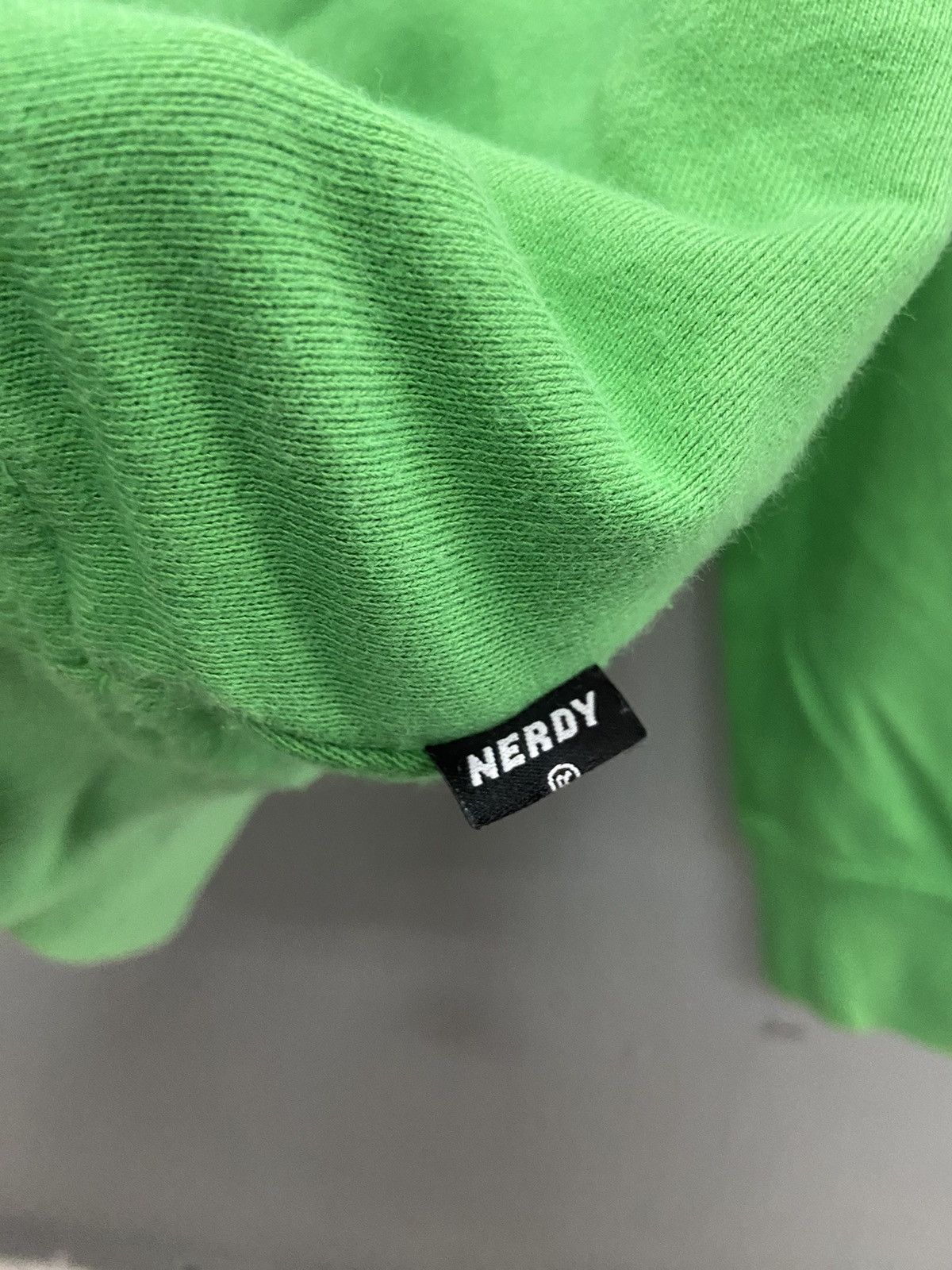 Japanese Brand NERDY STREETWEAR GREEN SWEATSHIRT Size US M / EU 48-50 / 2 - 7 Thumbnail