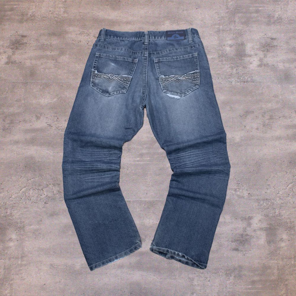 Japanese Brand Y2K Seven Souls Mid Wash Bootcut Denim Jeans Size US 34 / EU 50 - 1 Thumbnail