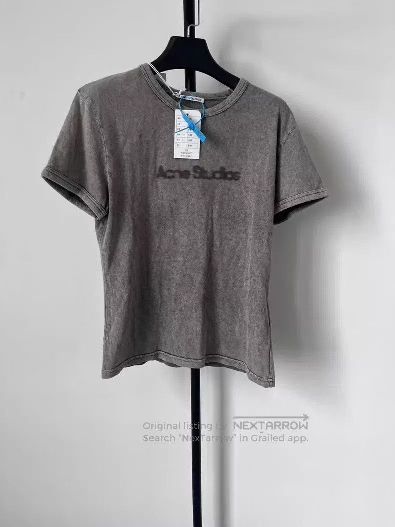 Acne Studios Acne Studios Faded logo crewneck casual short-sleeve T-shi Size US M / EU 48-50 / 2 - 1 Thumbnail
