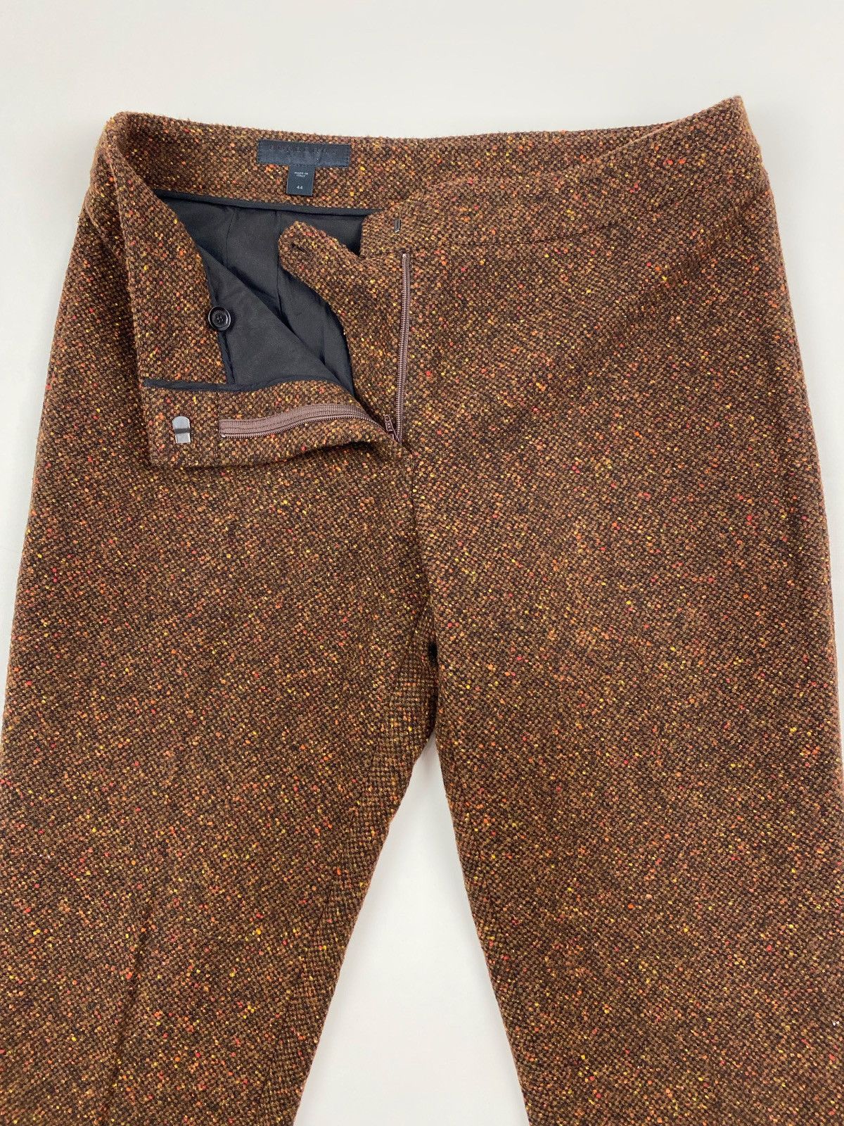 Burberry Prorsum Burberry Prorsum Tangerine Tweed Flared Pants Size 30" / US 8 / IT 44 - 3 Thumbnail