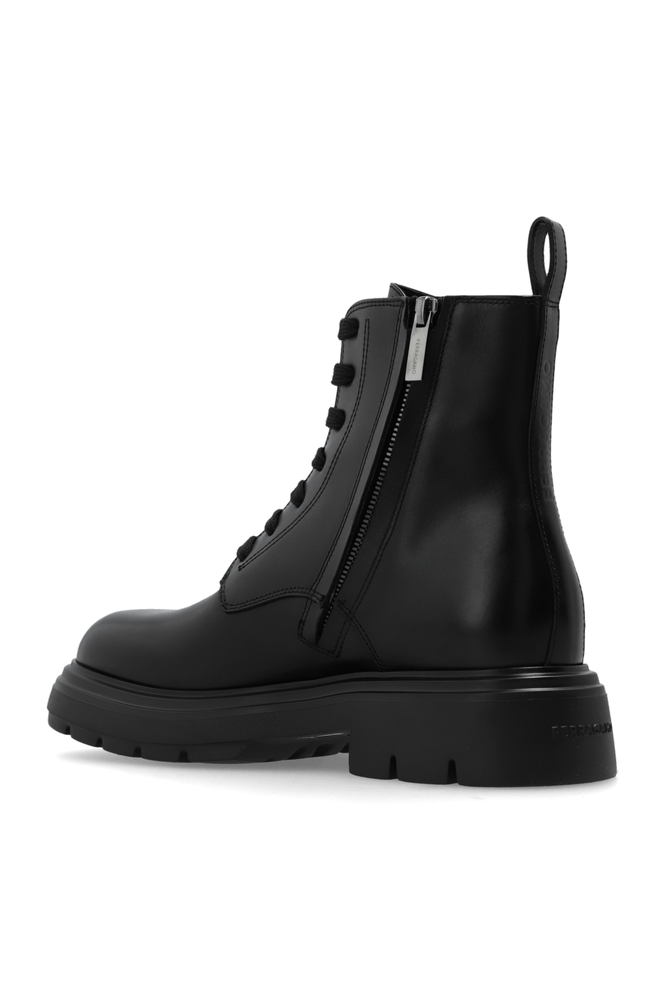 Salvatore Ferragamo o1s1rm0924 Ankle Dionne Boots in Black Size US 7.5 / IT 37.5 - 5 Thumbnail