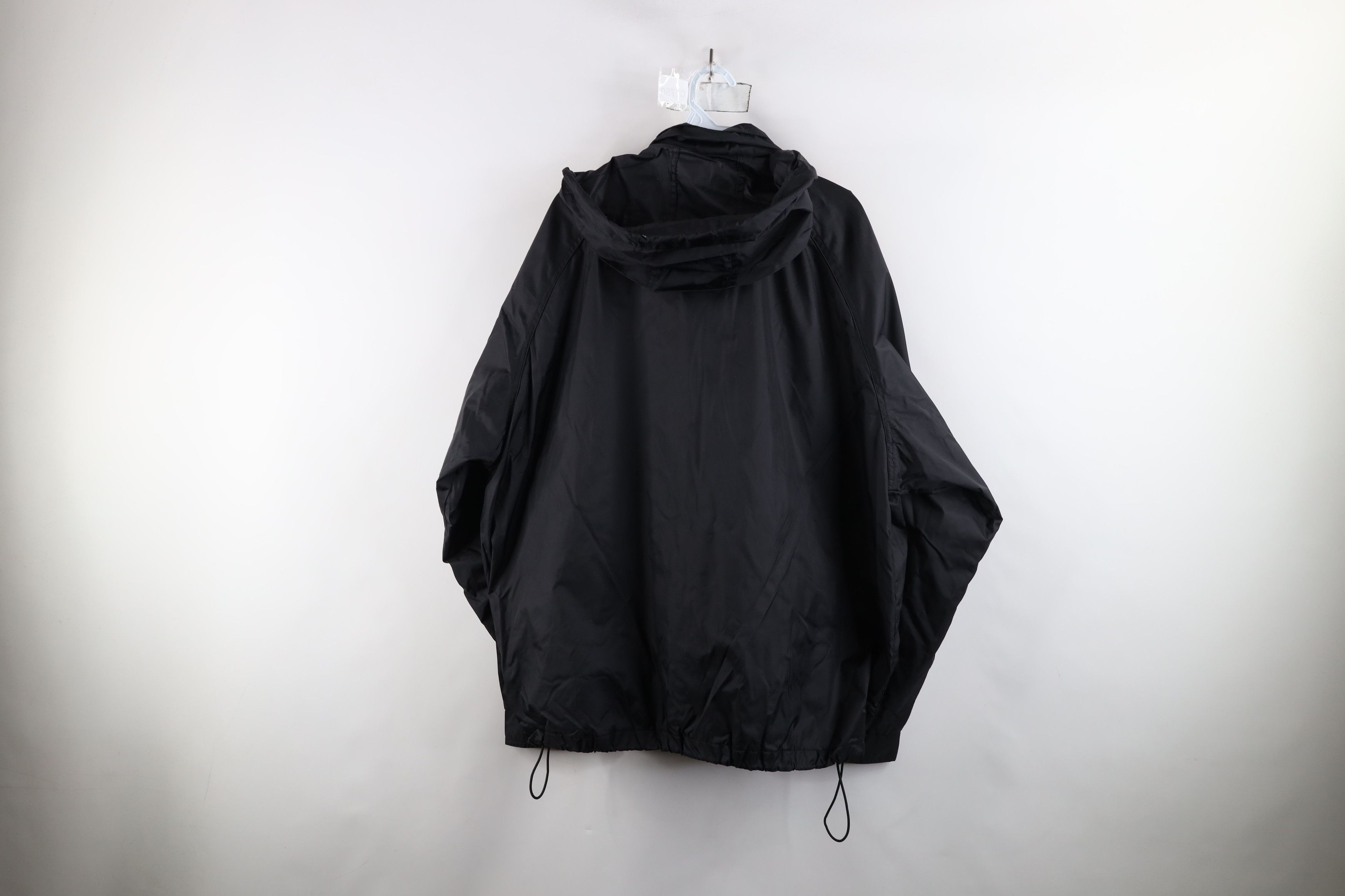 Vintage Vintage 90s Streetwear Full Zip Windbreaker Jacket Black Size US XL / EU 56 / 4 - 12 Thumbnail
