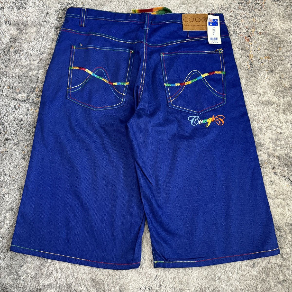 Coogi × Vintage Crazy Vintage y2k Coogi wide leg baggy shorts Size US 36 / EU 52 - 1 Thumbnail