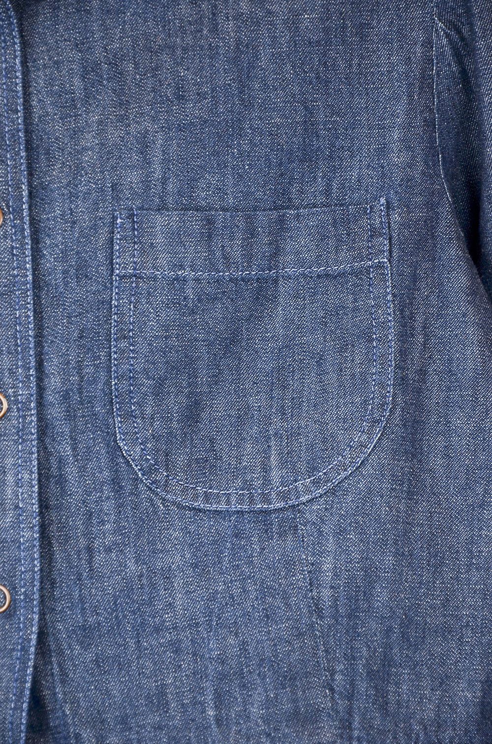 Miu Miu × Vintage MIU MIU Vintage Blue Chambray Denim Shirt - 42 Size M / US 6-8 / IT 42-44 - 5 Thumbnail
