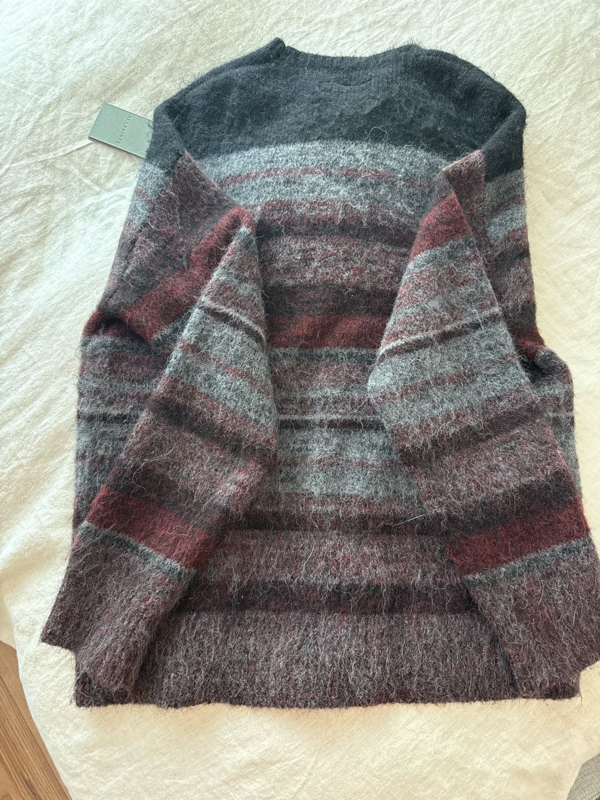 Allsaints Allsaints lemmy crew black barolo red sweater Size US M / EU 48-50 / 2 - 2 Thumbnail
