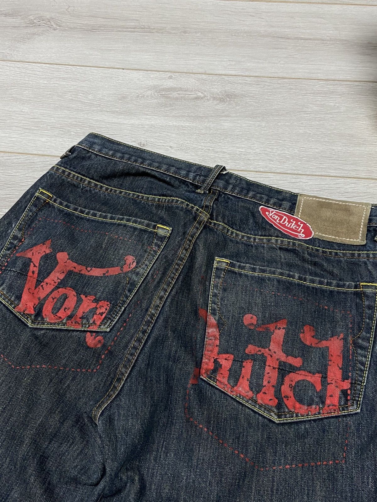 Von Dutch Von Dutch vintage jeans big logo spell out Size US 36 / EU 52 - 9 Thumbnail