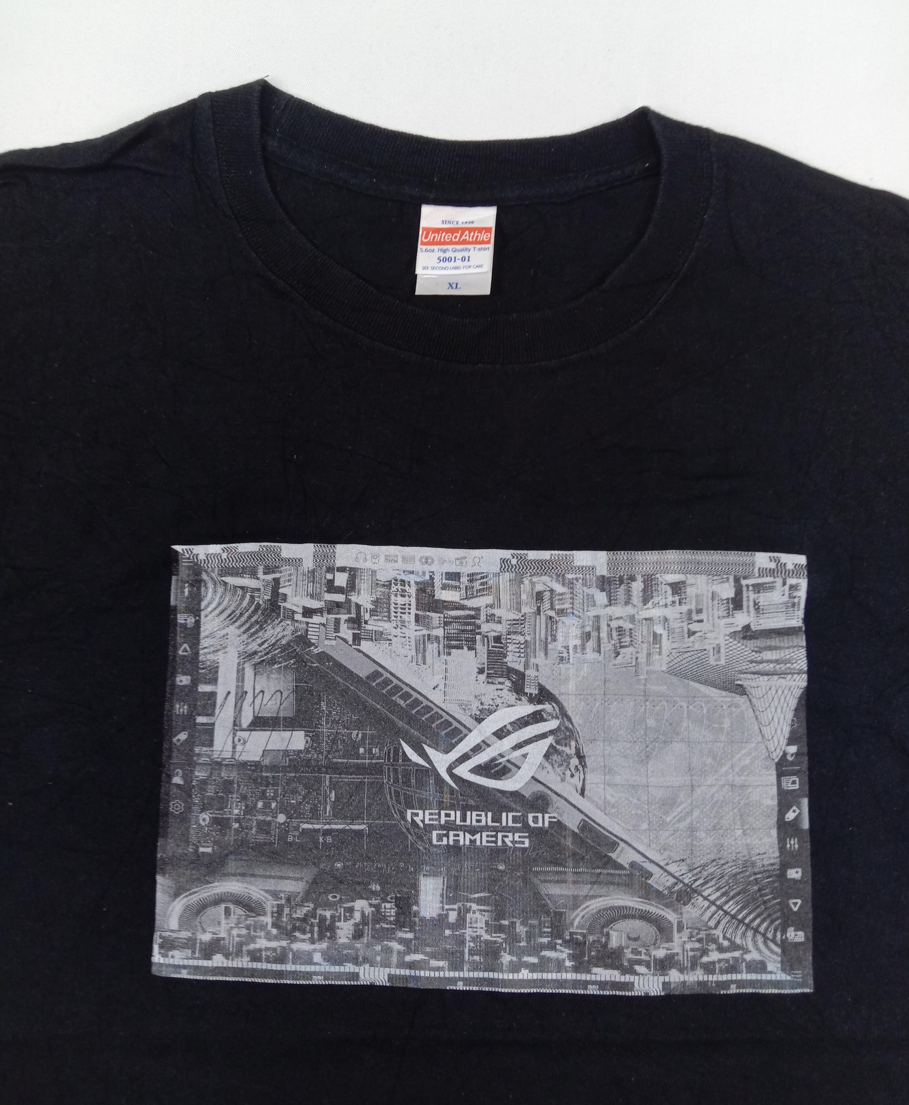 Japanese Brand Republic Of Gamers T Shirt Size US L / EU 52-54 / 3 - 2 Thumbnail