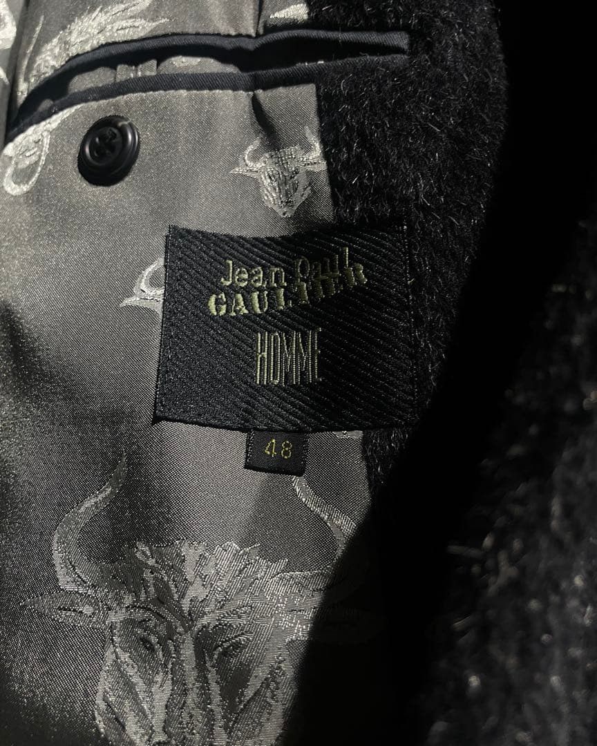 Jean Paul Gaultier F/W1994 JPG Homme - Maxi Coat with Bull Motif Lining Size US M / EU 48-50 / 2 - 13 Thumbnail