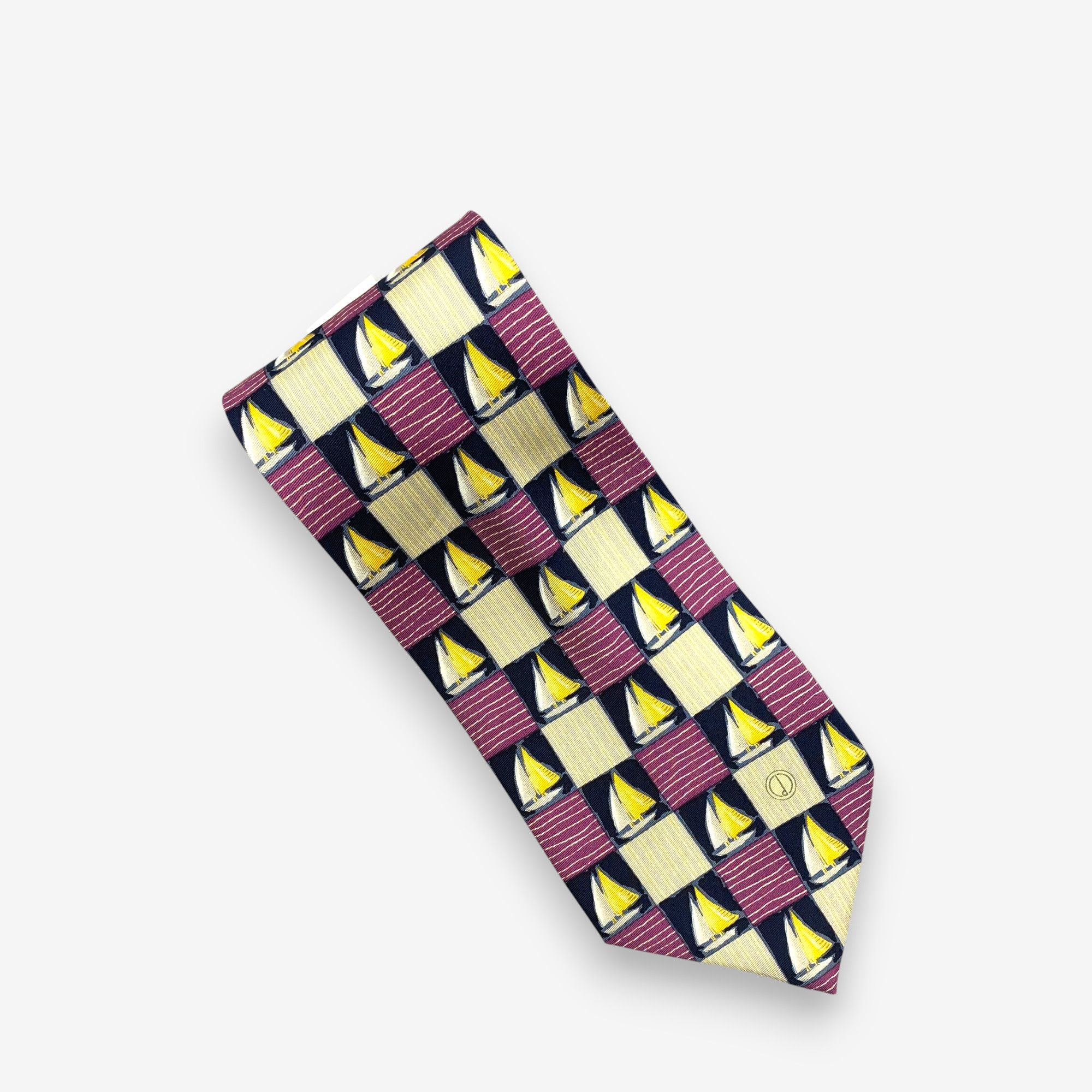 Alfred Dunhill Vintage Dunhill SILK Necktie Cravate Pure Silk Neck Tie Size ONE SIZE - 2 Thumbnail