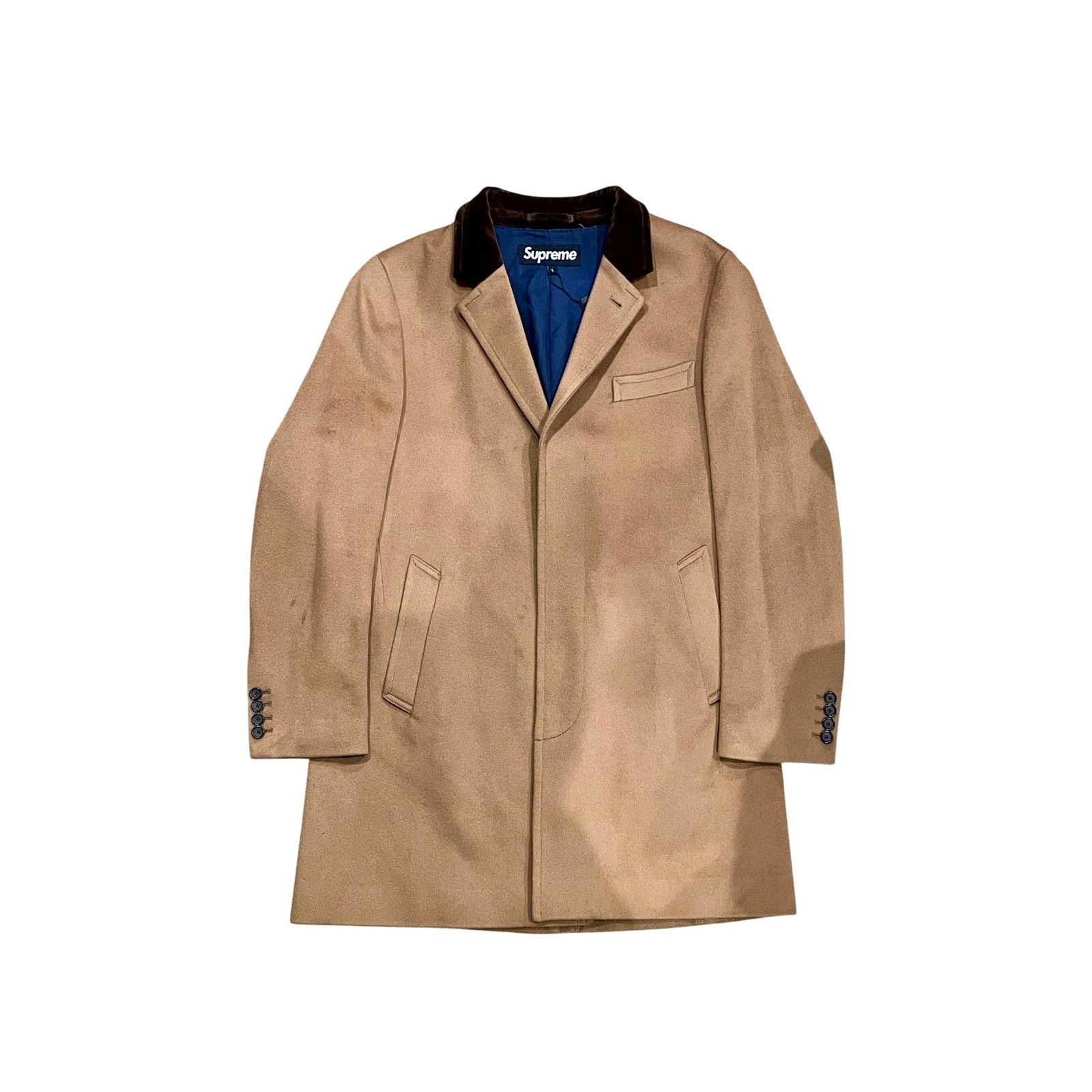 Supreme Supreme x Loro Piana Wool Over Tan Coat Size US L / EU 52-54 / 3 - 1 Thumbnail