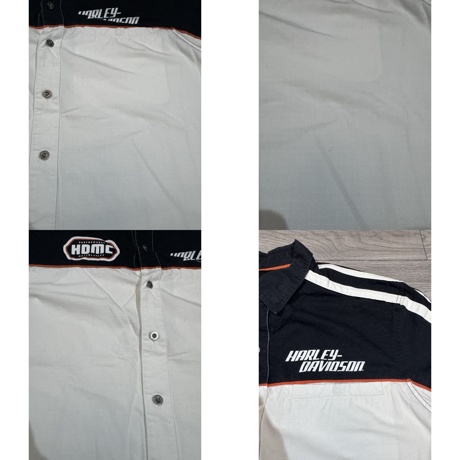 Harley Davidson Harley-Davidson Men's XL HDMC Performance Motorspeed Short Sleeve Mechanic Shirt Size US XL / EU 56 / 4 - 8 Thumbnail