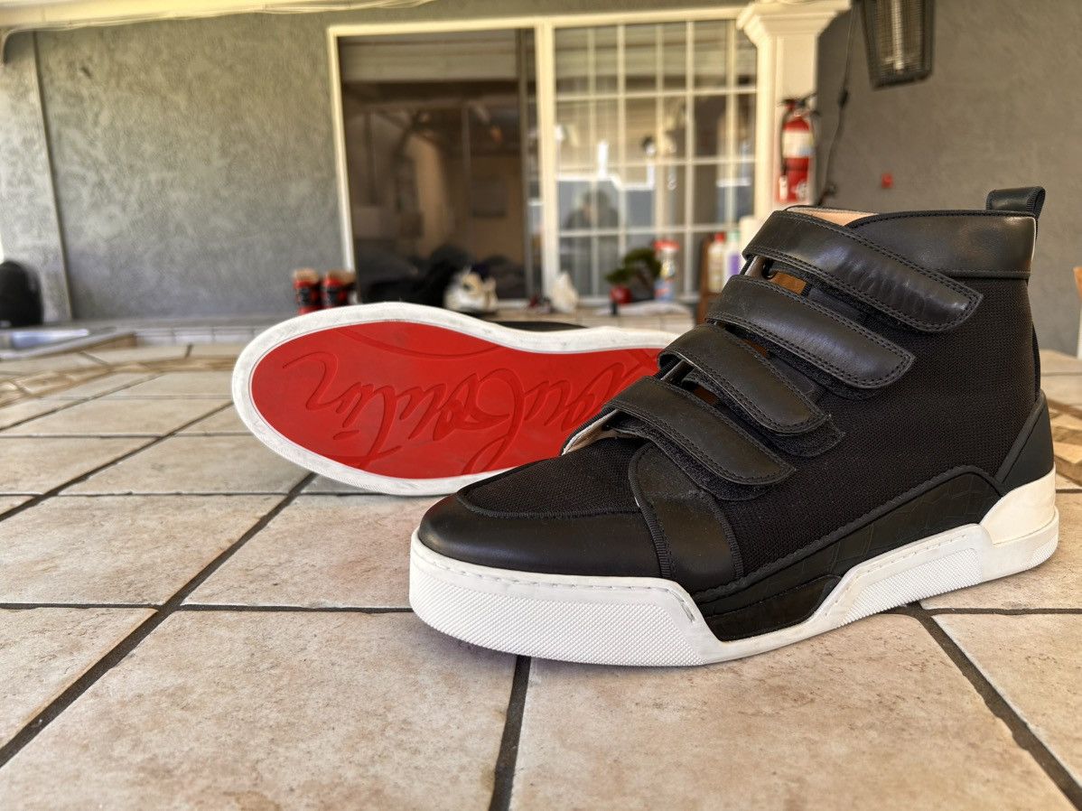 Christian Louboutin Christian Louboutin Rankiddo Men’s Calfskin Sneakers EU 43.5 Size US 10.5 / EU 43-44 - 1 Thumbnail