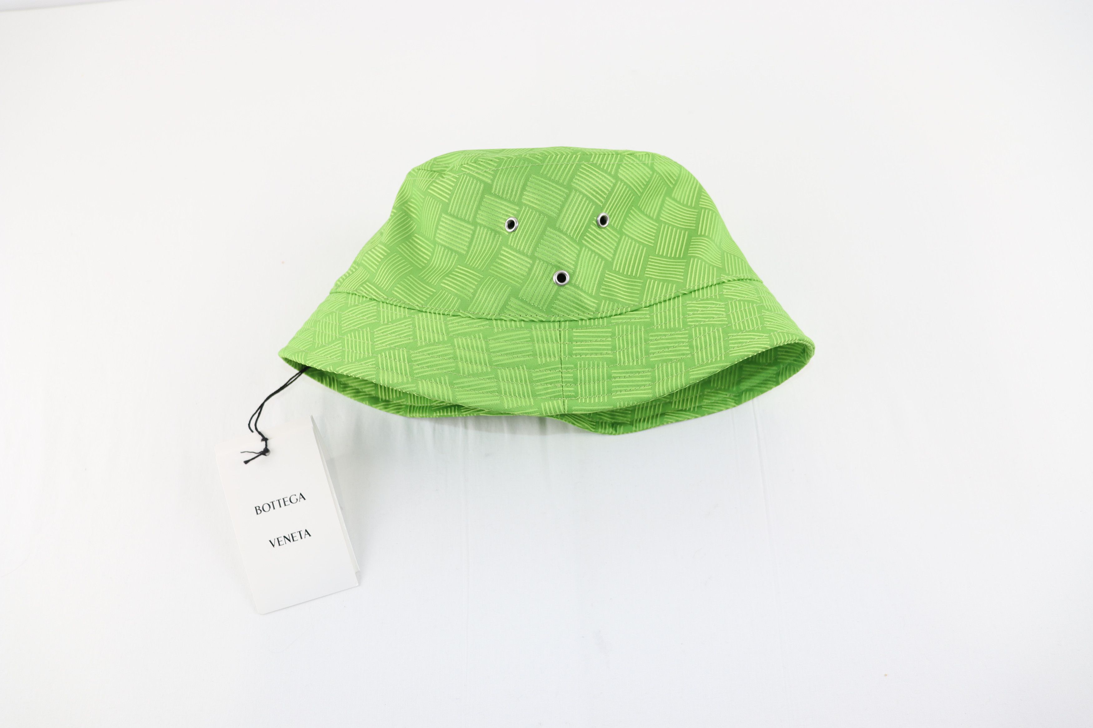 Bottega Veneta o1rshd1 Size: M / Bucket Hat in Acid Green Size ONE SIZE - 6 Thumbnail