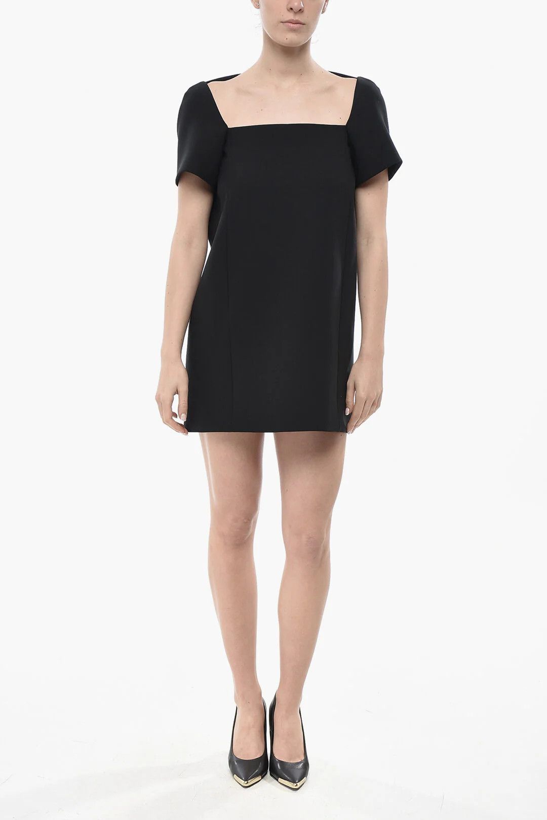 KHAITE og1mm0426 Mini Dress in Black Size S / US 4 / IT 40 - 1 Thumbnail