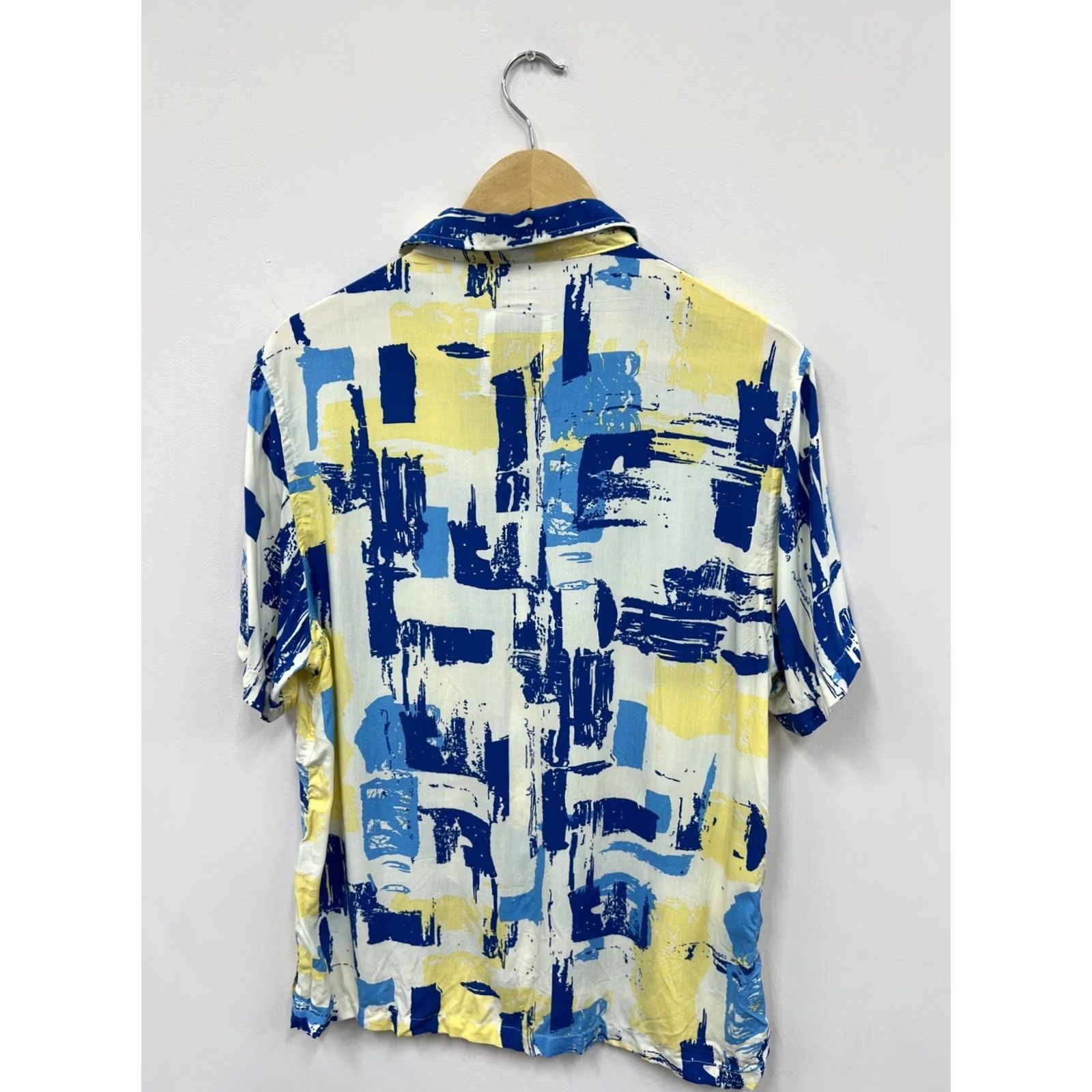 Percival Percival Shirt Short Sleeve Mens Multicolor Viscose Button-Up Size M Size US M / EU 48-50 / 2 - 3 Thumbnail