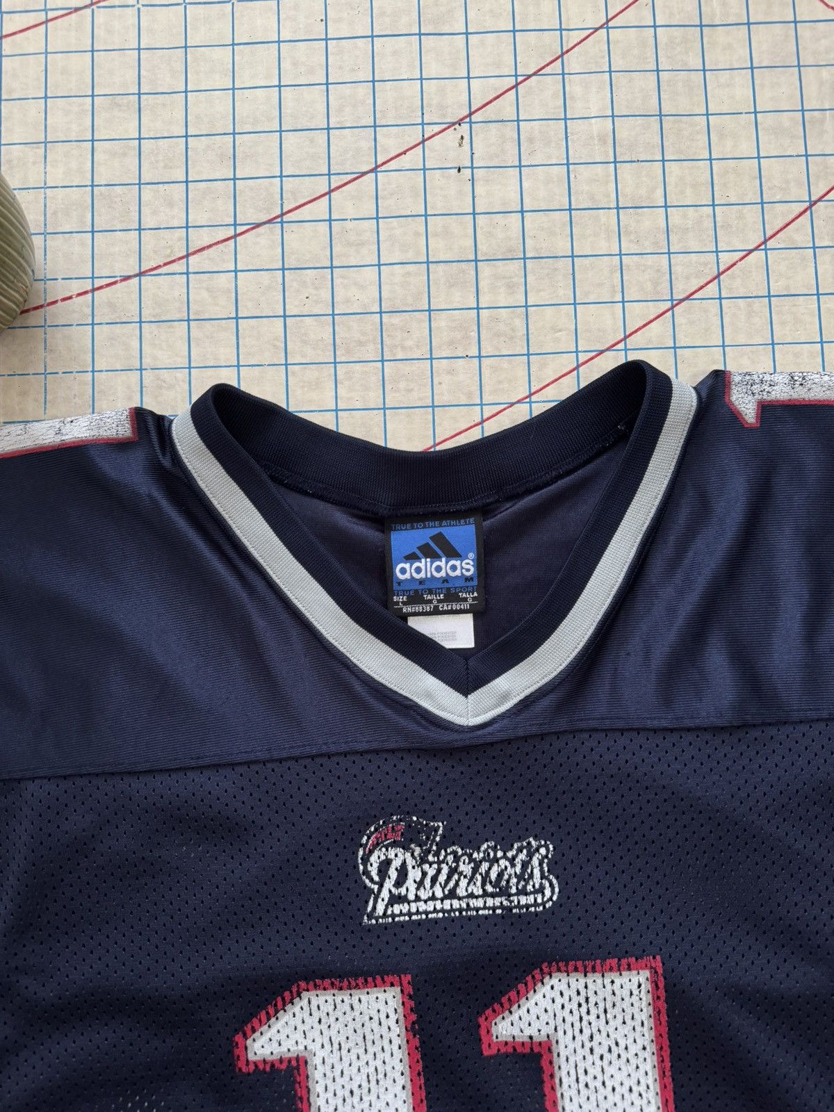 Adidas Vintage Adidas Team New England Patriots Drew Bledsoe Jersey Size US L / EU 52-54 / 3 - 6 Thumbnail