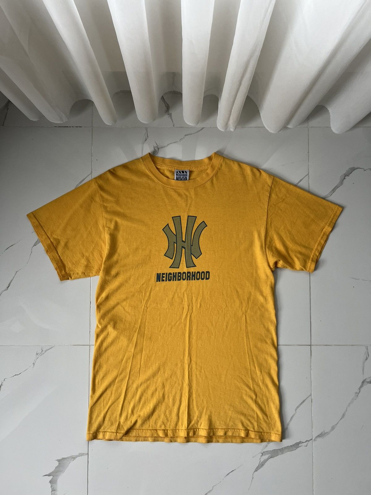 Neighborhood 00’s NEIGHBORHOOD RARE VINTAGE YANKEES STYLE LOGO Y2K TEE Size US M / EU 48-50 / 2 - 1 Thumbnail