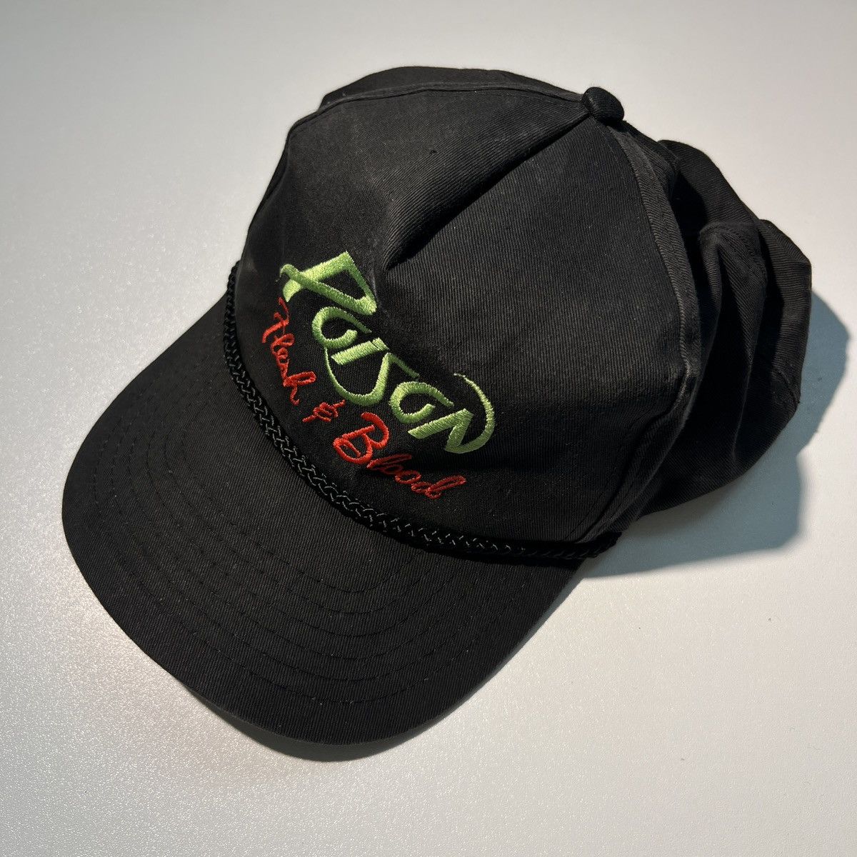 Other Vintage 90s POISON Flesh And Blood Cap Size ONE SIZE - 1 Thumbnail
