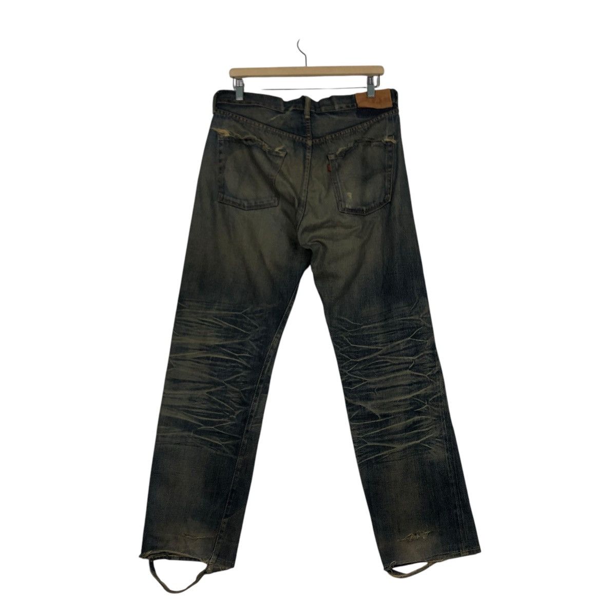 Levi's 🔥VINTAGE REPRODUCTION LEVI’S BIG E REDLINE DENIM LOT 501 Size US 34 / EU 50 - 10 Thumbnail