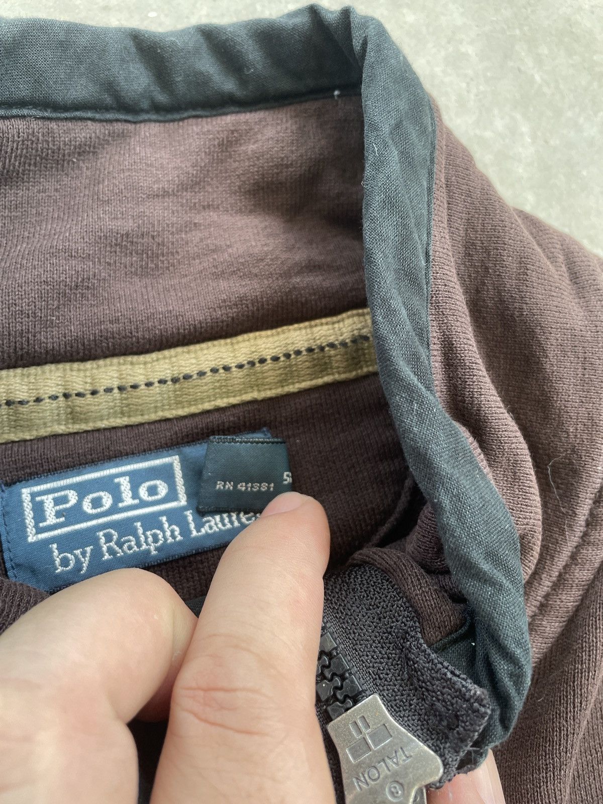 Polo Ralph Lauren × Vintage VINTAGE POLO RALPH LAUREN SUN FADED TALON BUTTON SWEATSHIRT Size US L / EU 52-54 / 3 - 9 Thumbnail