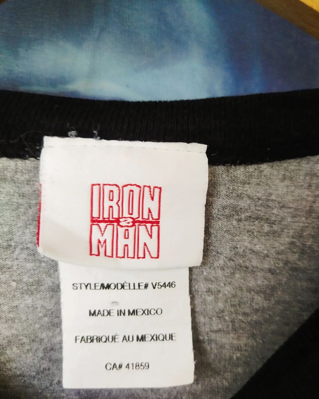 DC Comics × Marvel Comics Ironman (c) 2010 Big Print Youth Official Super Hero Tees Size US XS / EU 42 / 0 - 3 Thumbnail