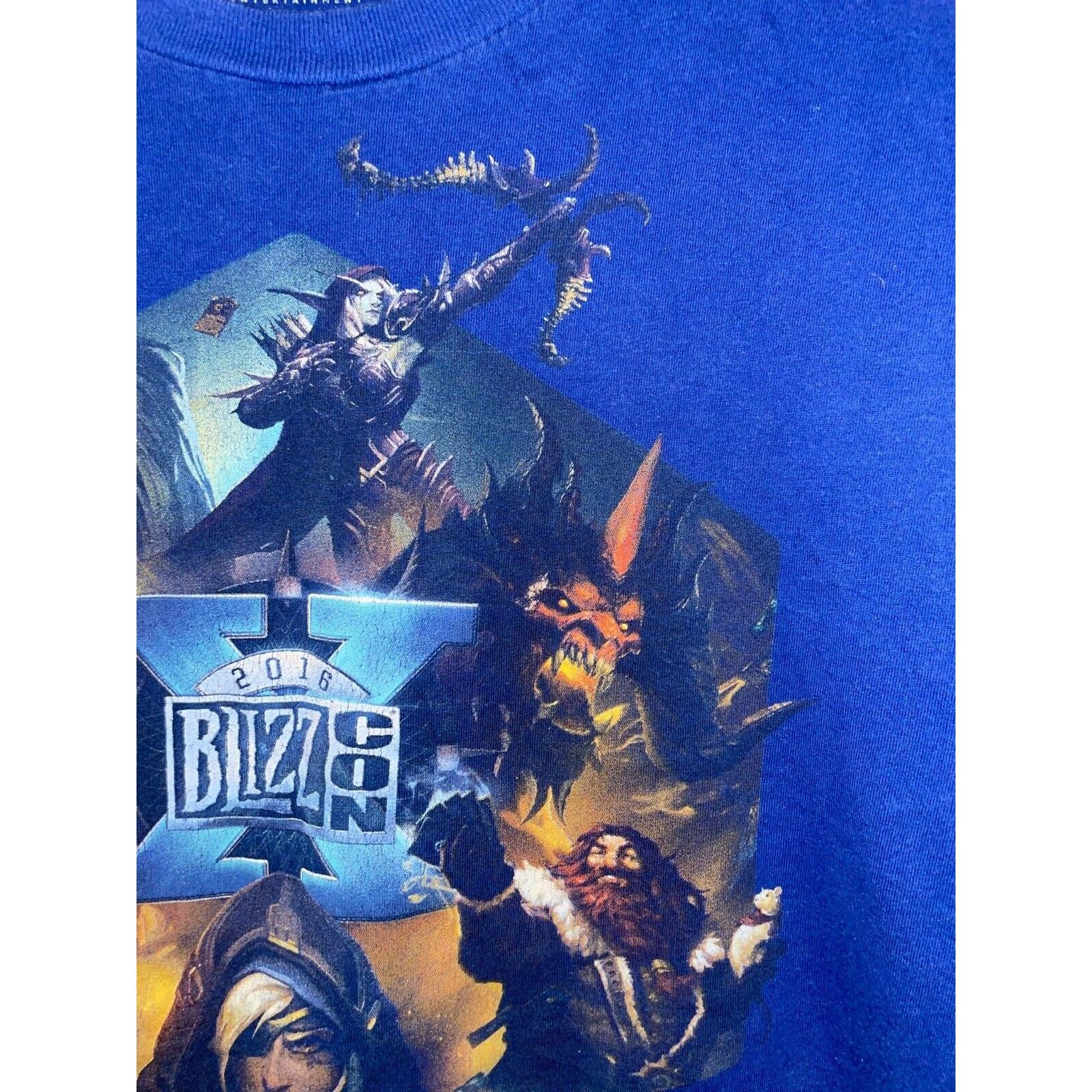 Vintage Blizzcon Shirt 2016 Blizz Con Blizzard Video Game Blue Tee L Size US L / EU 52-54 / 3 - 4 Thumbnail