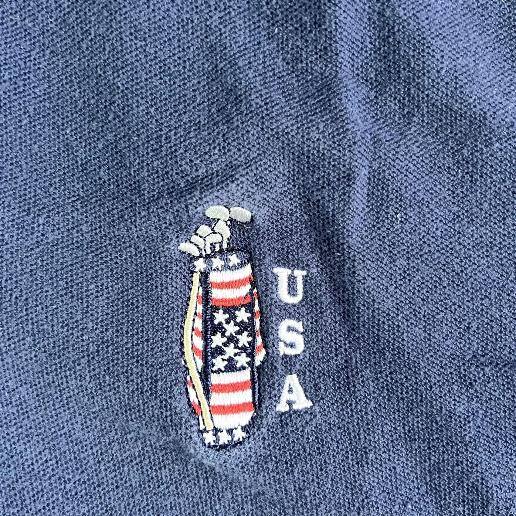Croft & Barrow Croft & Barrow Polo Shirt Mens Large Navy Blue USA Golf Bag Embroidered Size US L / EU 52-54 / 3 - 2 Thumbnail
