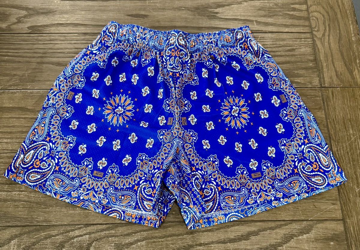 Bravest Studios × Designer ⚡️ Bravest Studios Spree Blue Paisley Mesh Shorts Size XL ⚡️ Size US 36 / EU 52 - 3 Thumbnail