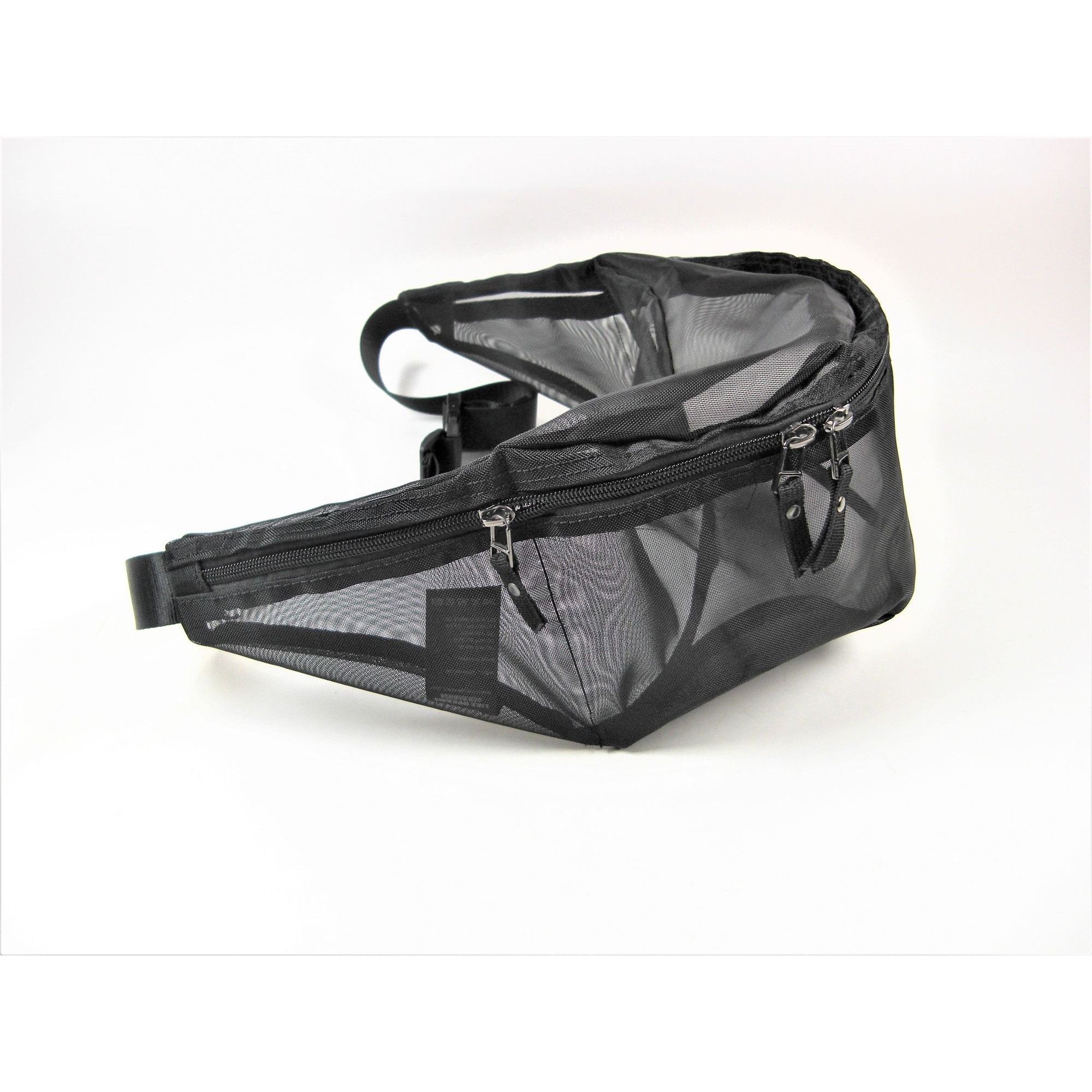 Other Like Dreams See Through Black Large Fanny Pack 3 Zip Pockets Size ONE SIZE - 2 Thumbnail