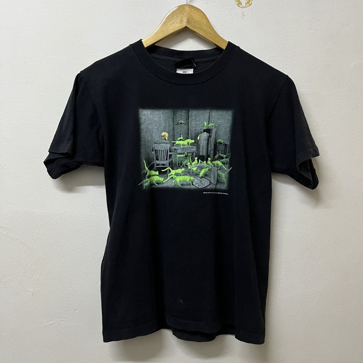 Fruit Of The Loom × Vintage Vintage Art Sandy Skoglund Fotofolio Cats T Shirt Size US XS / EU 42 / 0 - 2 Thumbnail