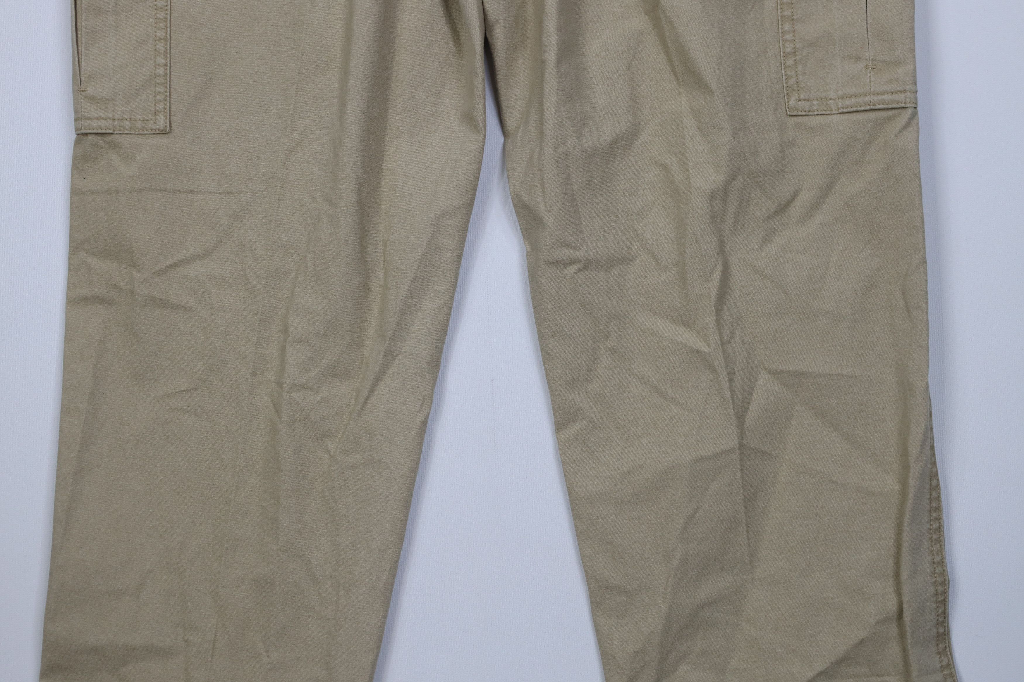 L.L. Bean Vintage 90s Y2K LL Bean Stonewash Straight Leg Cargo Pants Size US 31 - 9 Thumbnail