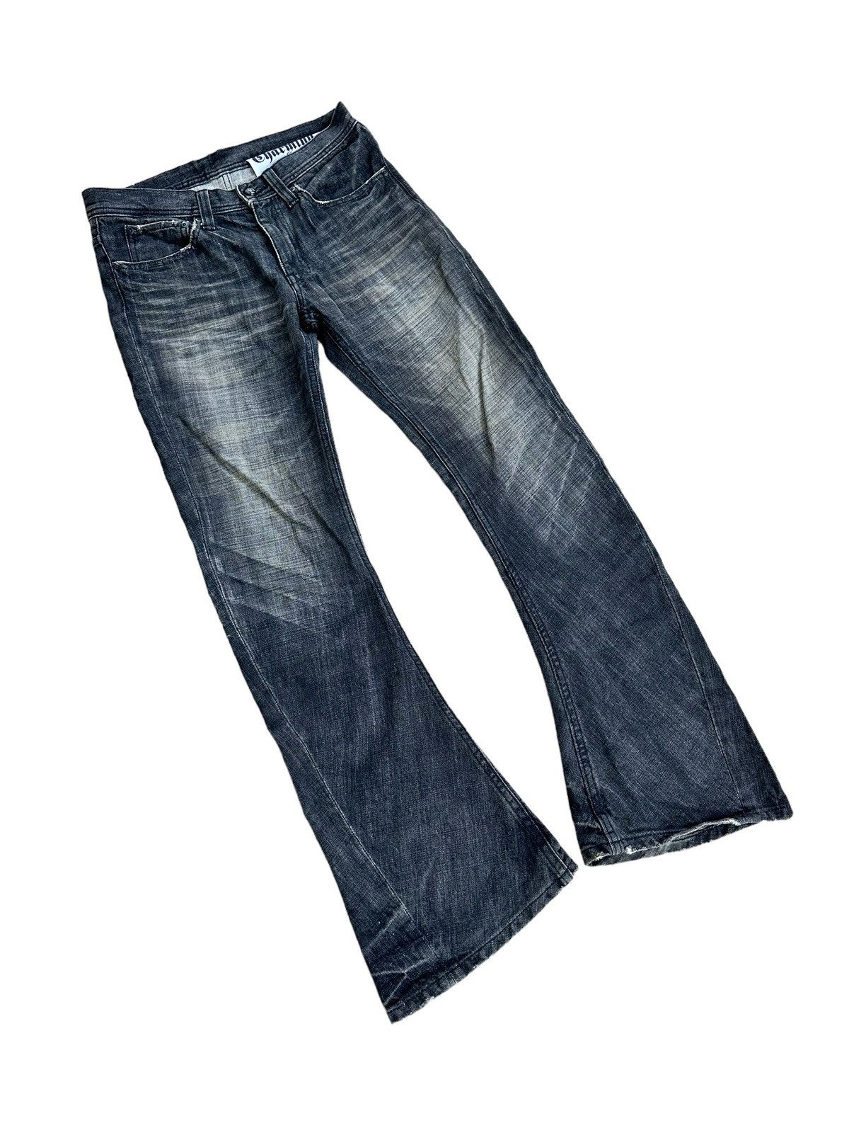 Japanese Brand Rare JAPANESE BRAND Ultra Wide Opium Style Flare Jeans Size US 30 / EU 46 - 7 Thumbnail