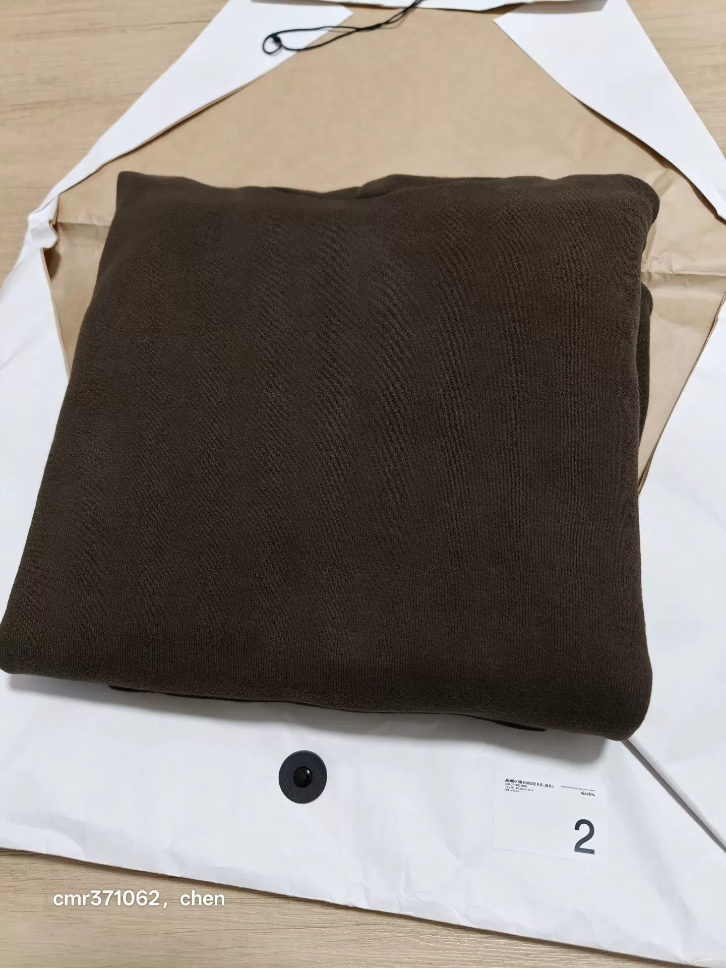 Visvim visvim 25aw jumbo sb hoodie mud-dyed N.D light fleece size 2 Size US M / EU 48-50 / 2 - 6 Thumbnail