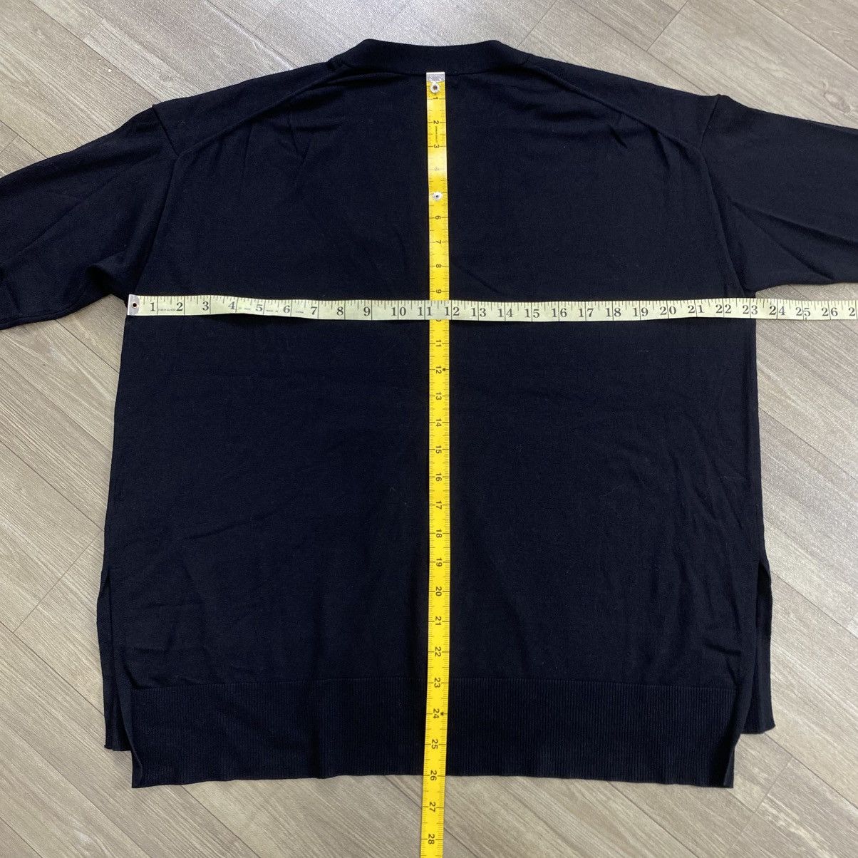 Japanese Brand 2000s Issey Miyake PLST Black Cardigans Size US M / EU 48-50 / 2 - 11 Thumbnail