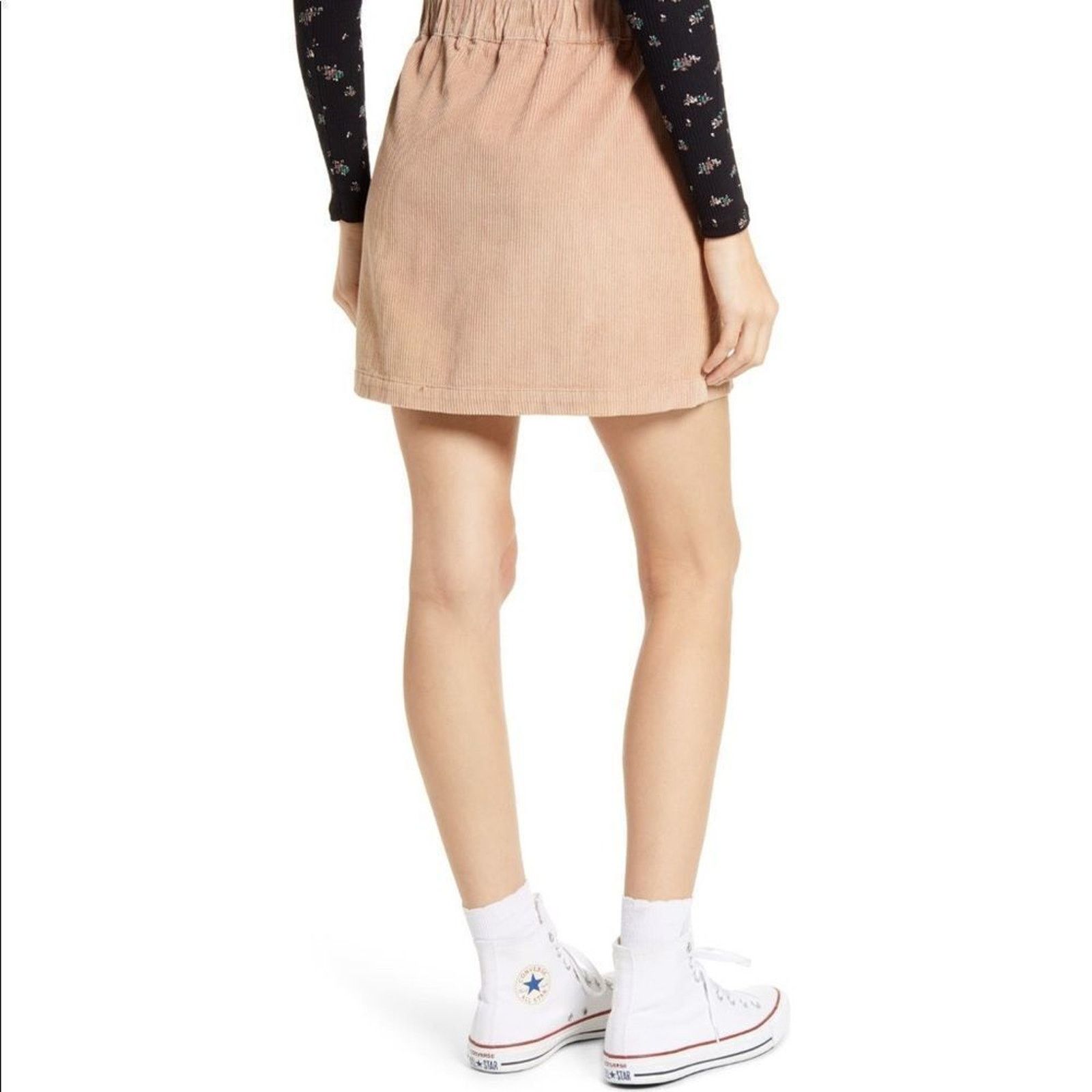 BP. BP | Women’s Corduroy Skirt sz M Tan Ribbed NEW #X291​​​ Size 30" / US 8 / IT 44 - 3 Thumbnail