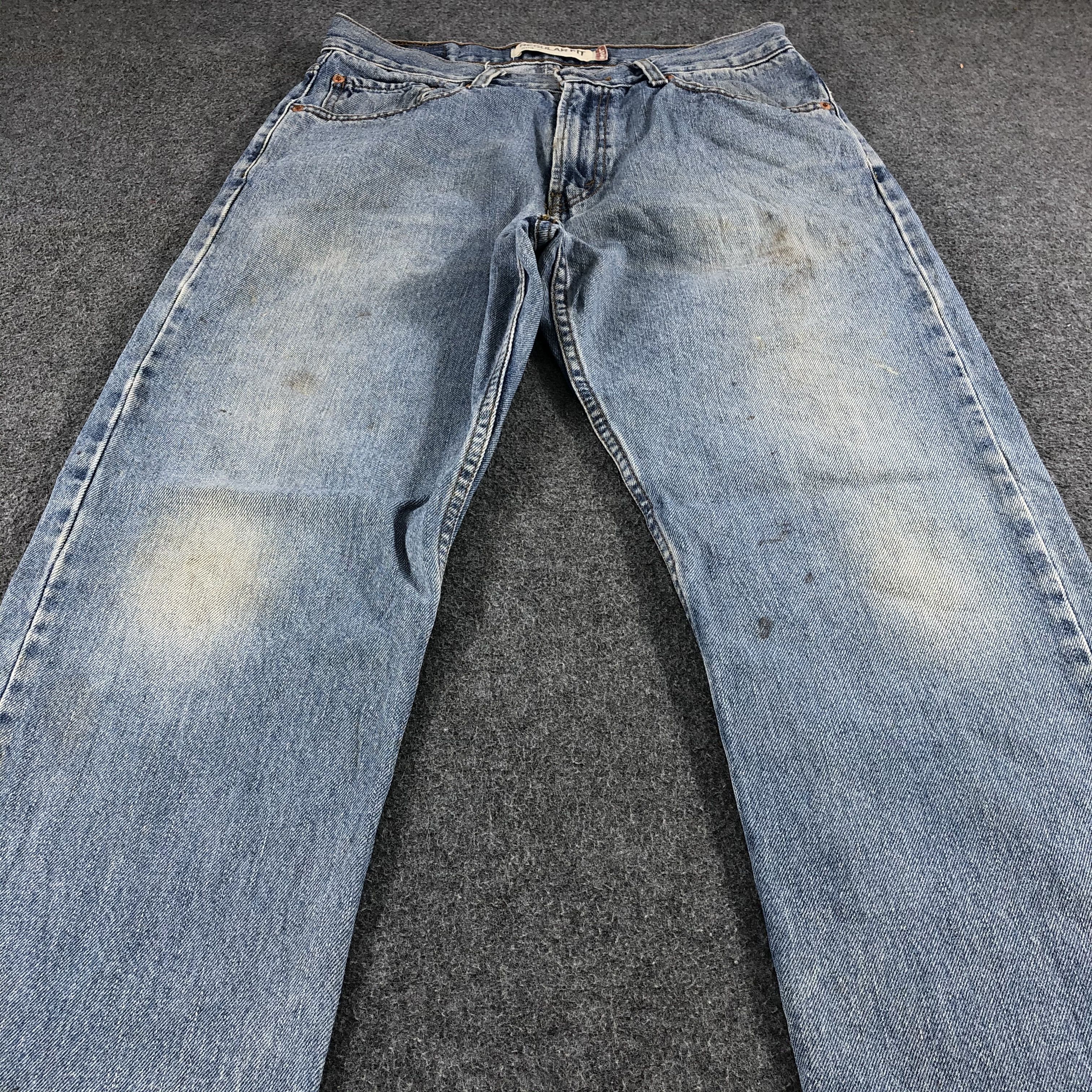 Levi's Blue Wash Vintage Levis 505 Jeans-J1136 Size US 31 - 3 Thumbnail