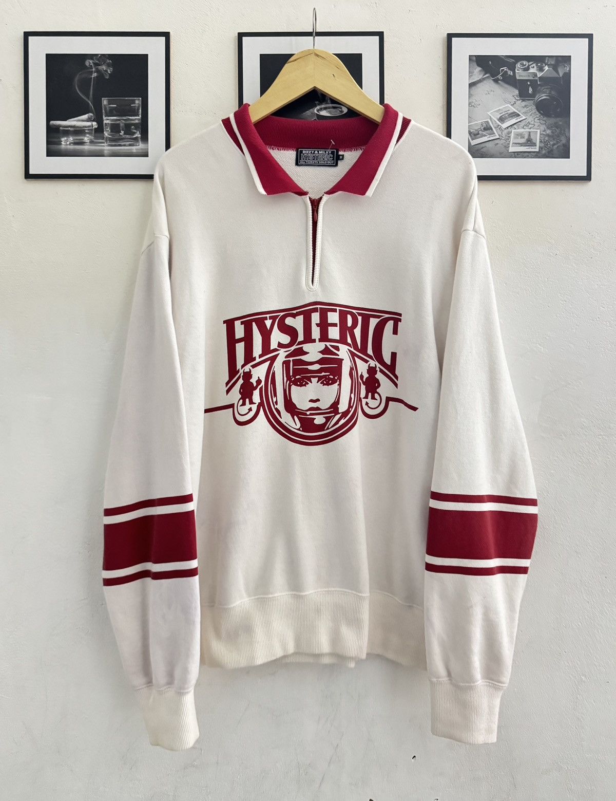 Hysteric Glamour Hysteric Glamour Devil Motor Zip Sweater Size US M / EU 48-50 / 2 - 1 Thumbnail