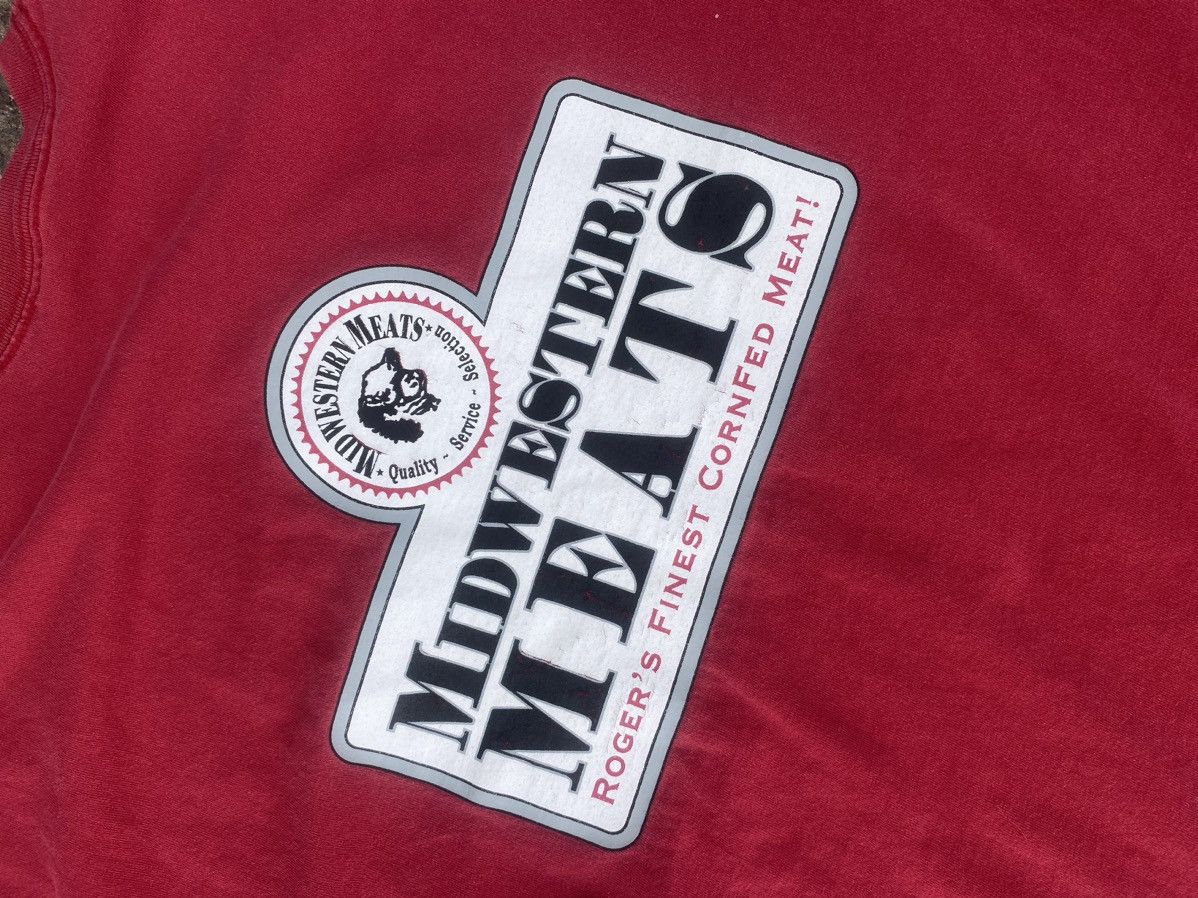 Gildan × Vintage Vintage Midwestern Meats Shirt Size US XL / EU 56 / 4 - 3 Thumbnail