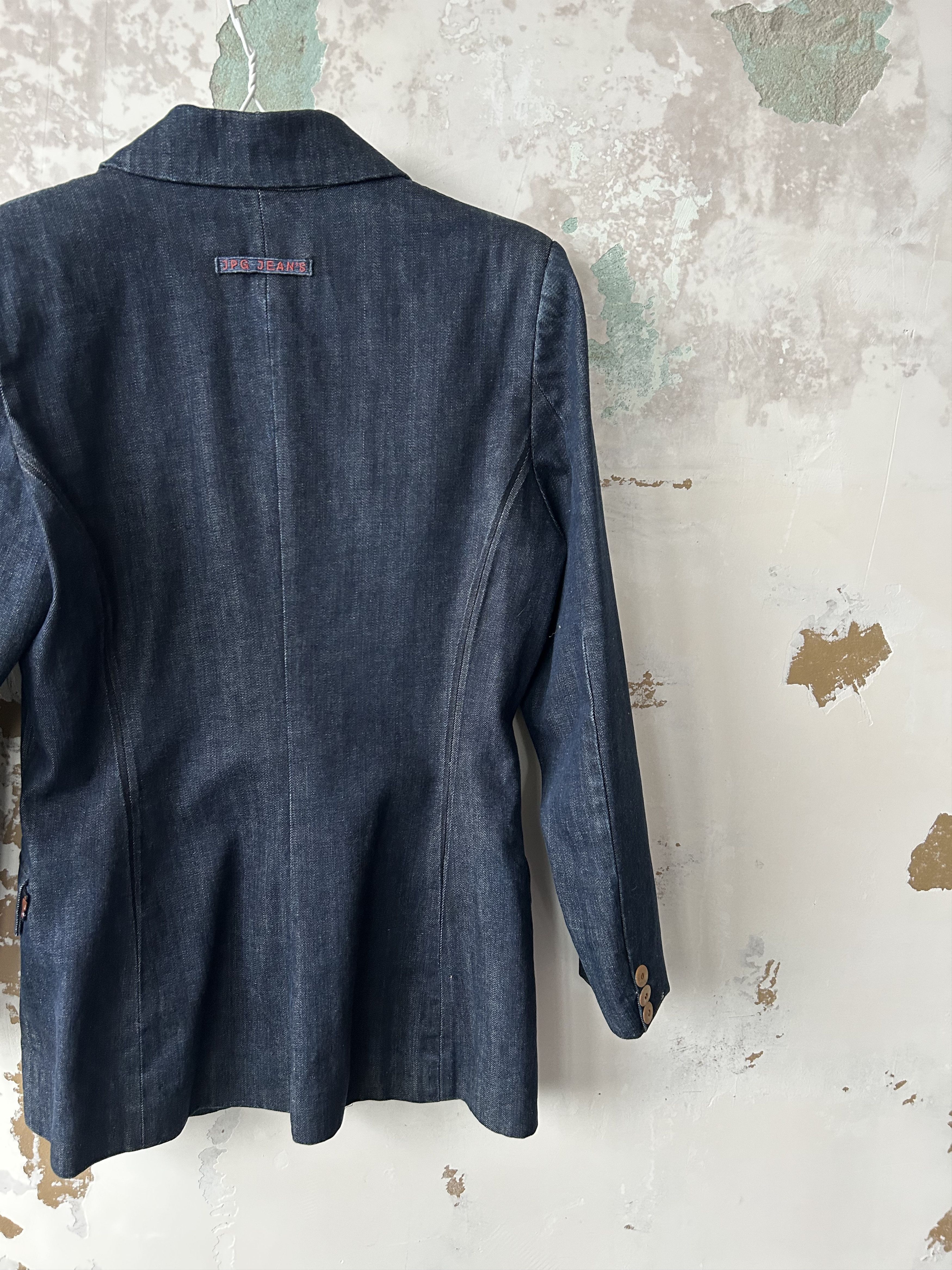 Jean Paul Gaultier Vintage Jean Paul Gaultier JPG Jeans Denim Blazer Size US10 Size M / US 6-8 / IT 42-44 - 8 Thumbnail